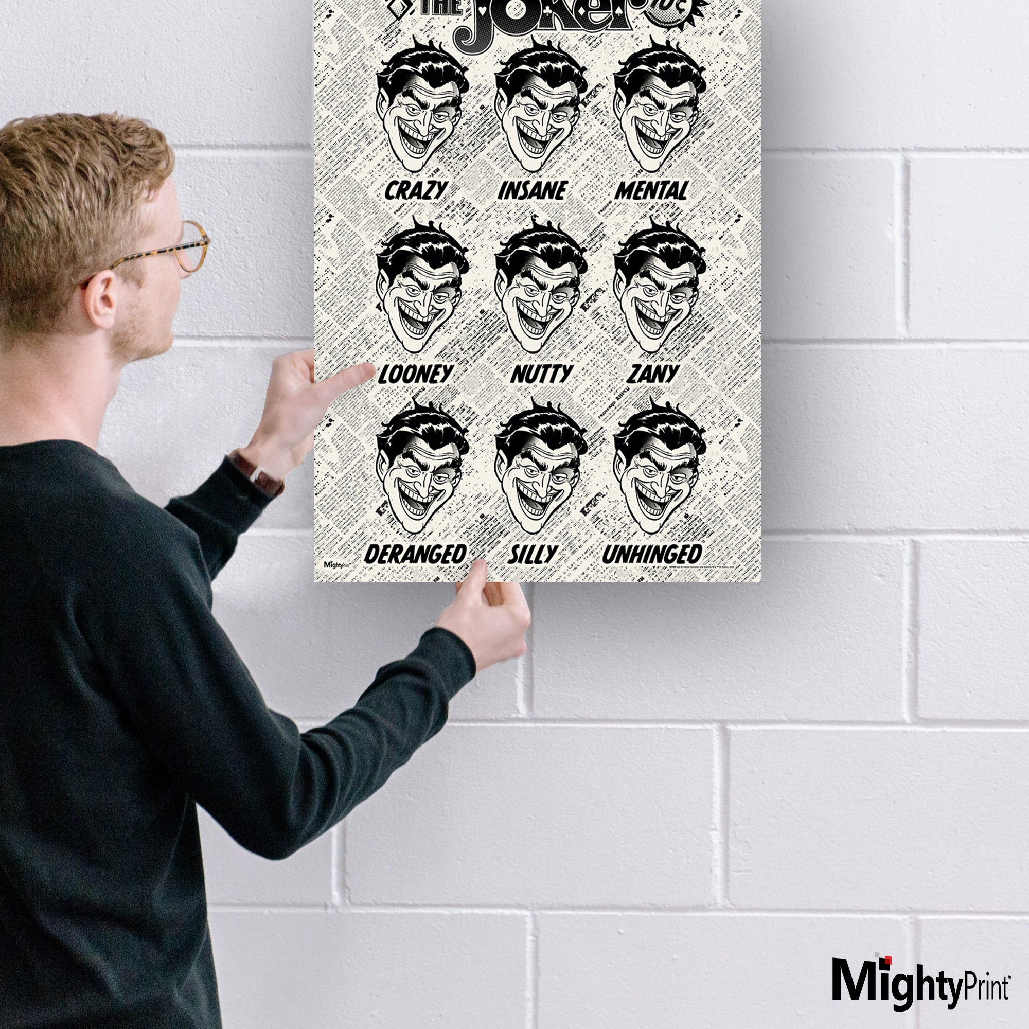 DC Comics (Joker - Many Moods) MightyPrint™ Wall Art MP17240248