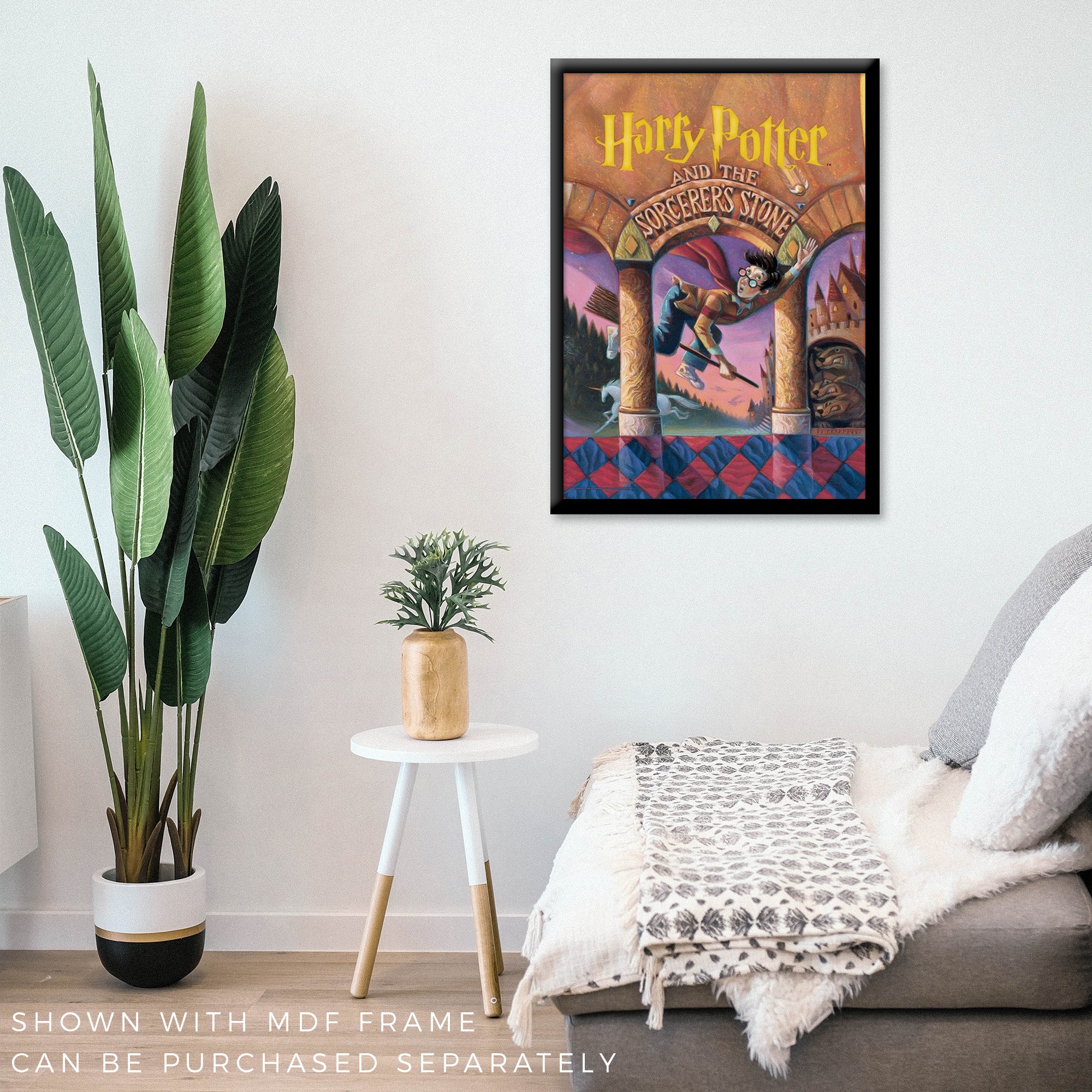 Harry Potter (Book Cover - Sorcerers Stone) MightyPrint™ Wall Art MP17240252