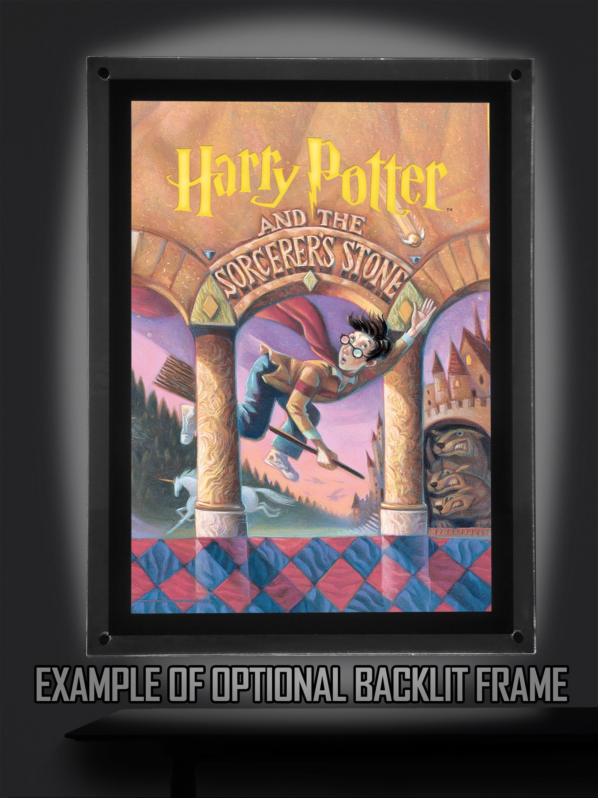 Harry Potter (Book Cover - Sorcerers Stone) MightyPrint™ Wall Art MP17240252