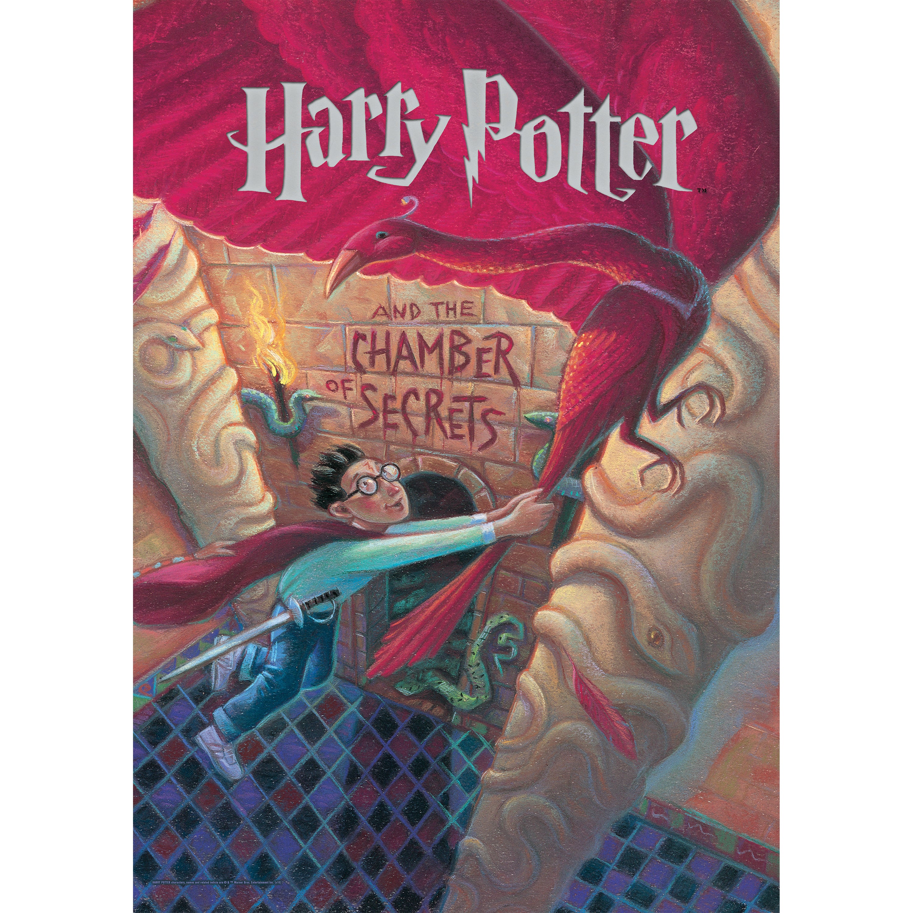 Harry Potter (Book Cover - Chamber of Secrets) MightyPrint™ Wall Art MP17240253