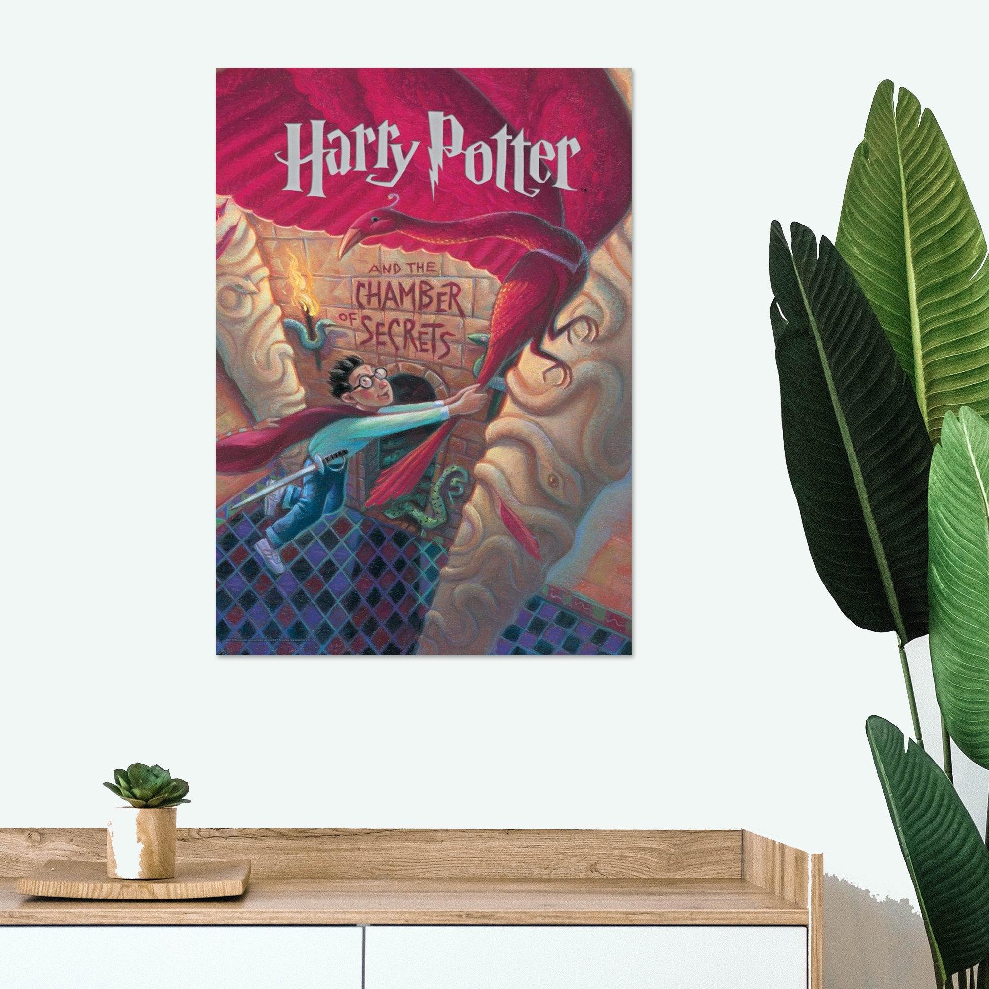 Harry Potter (Book Cover - Chamber of Secrets) MightyPrint™ Wall Art MP17240253