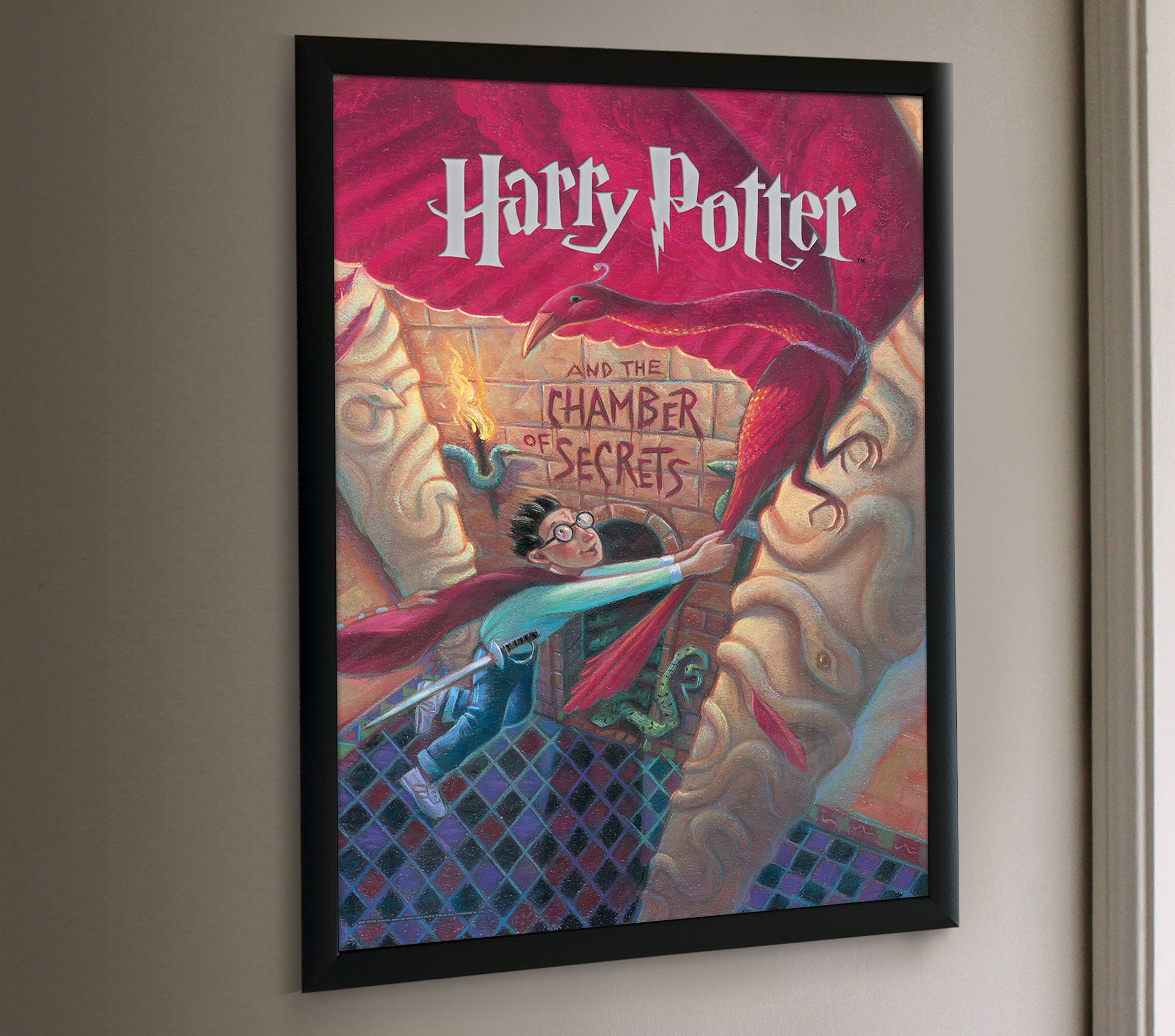 Harry Potter (Book Cover - Chamber of Secrets) MightyPrint™ Wall Art MP17240253