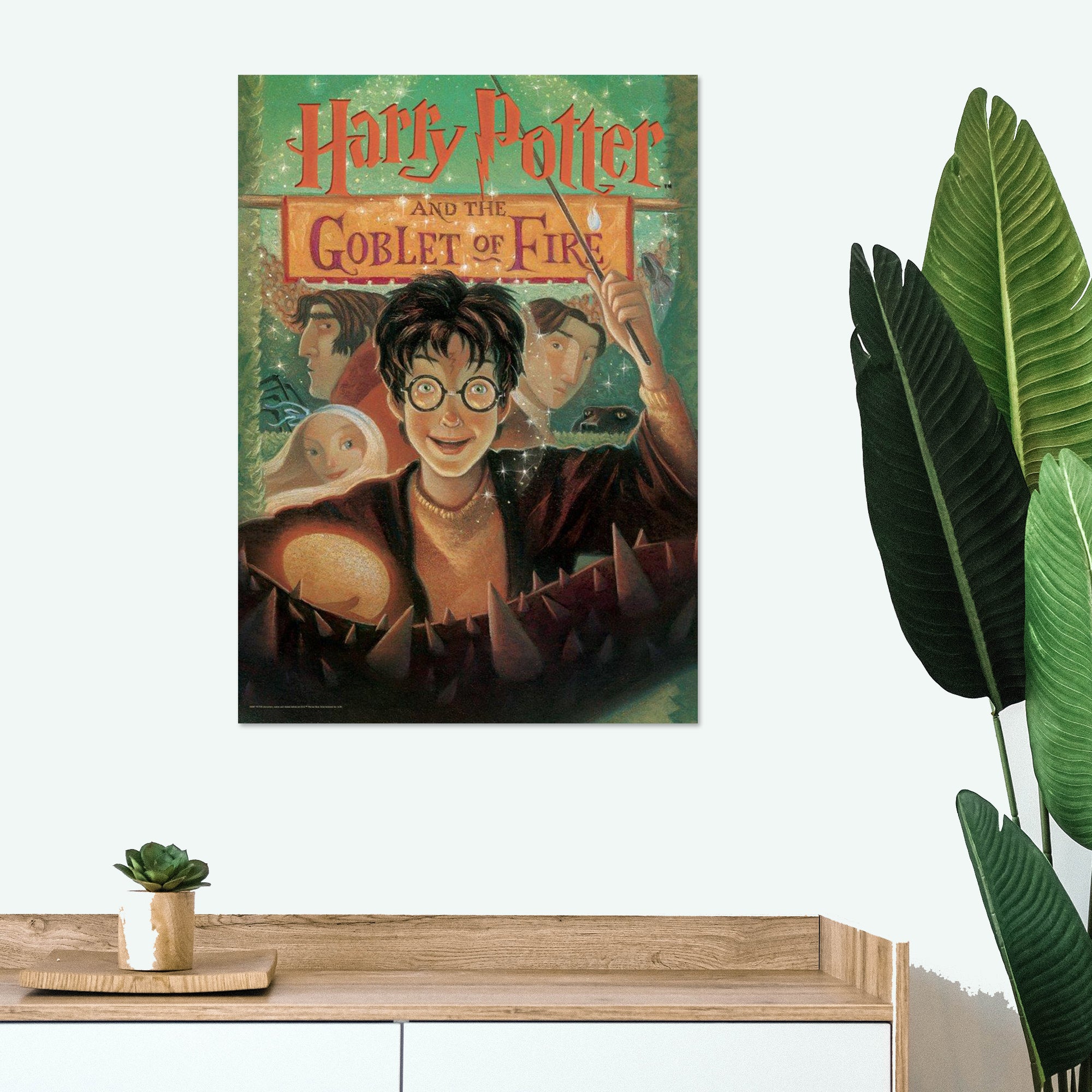 Harry Potter (Book Cover - Goblet of Fire) MightyPrint™ Wall Art MP17240255