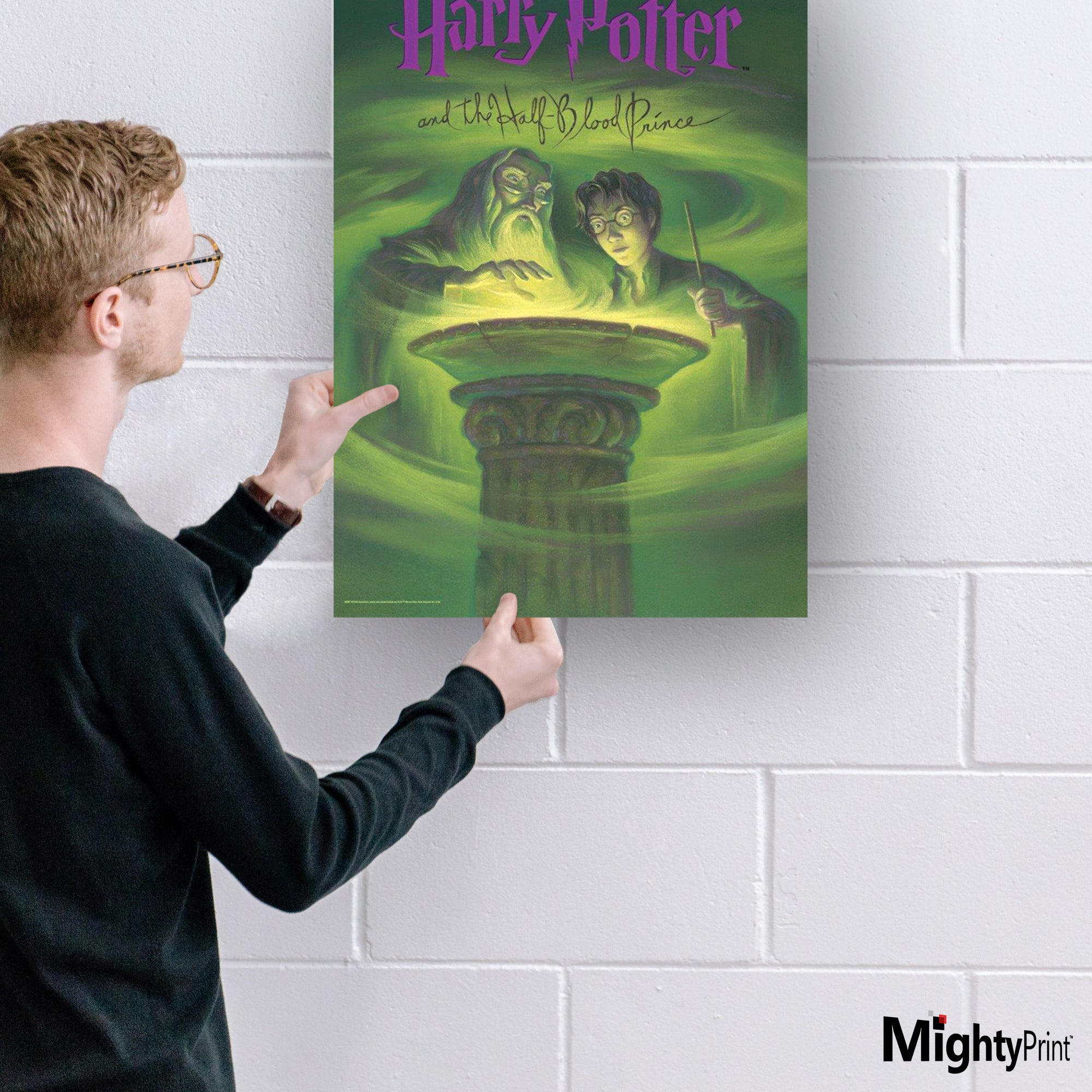 Harry Potter (Book Cover - Half-Blood Prince) MightyPrint™ Wall Art MP17240257
