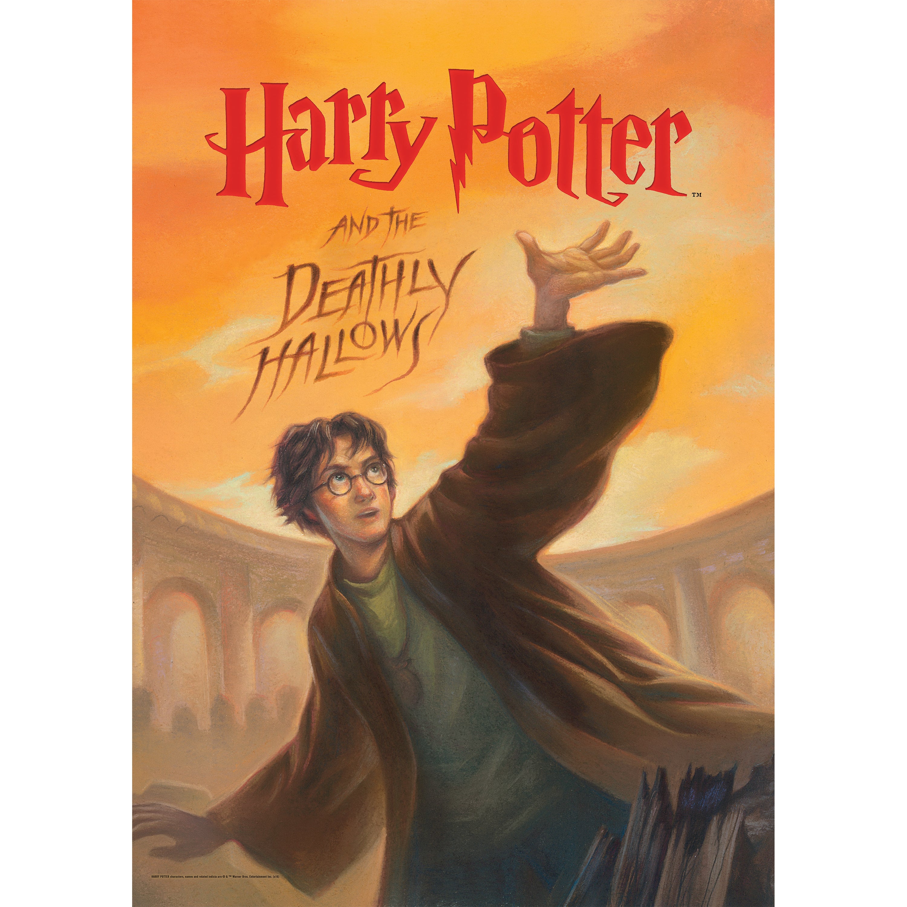 Harry Potter (Book Cover - Deathly Hallows) MightyPrint™ Wall Art MP17240258