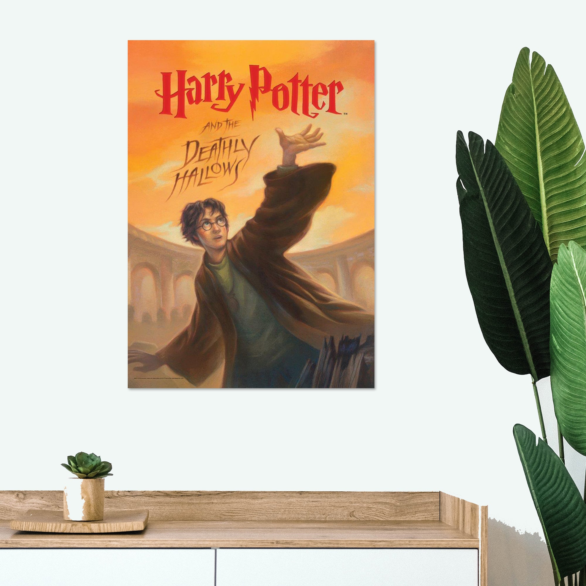 Harry Potter (Book Cover - Deathly Hallows) MightyPrint™ Wall Art MP17240258
