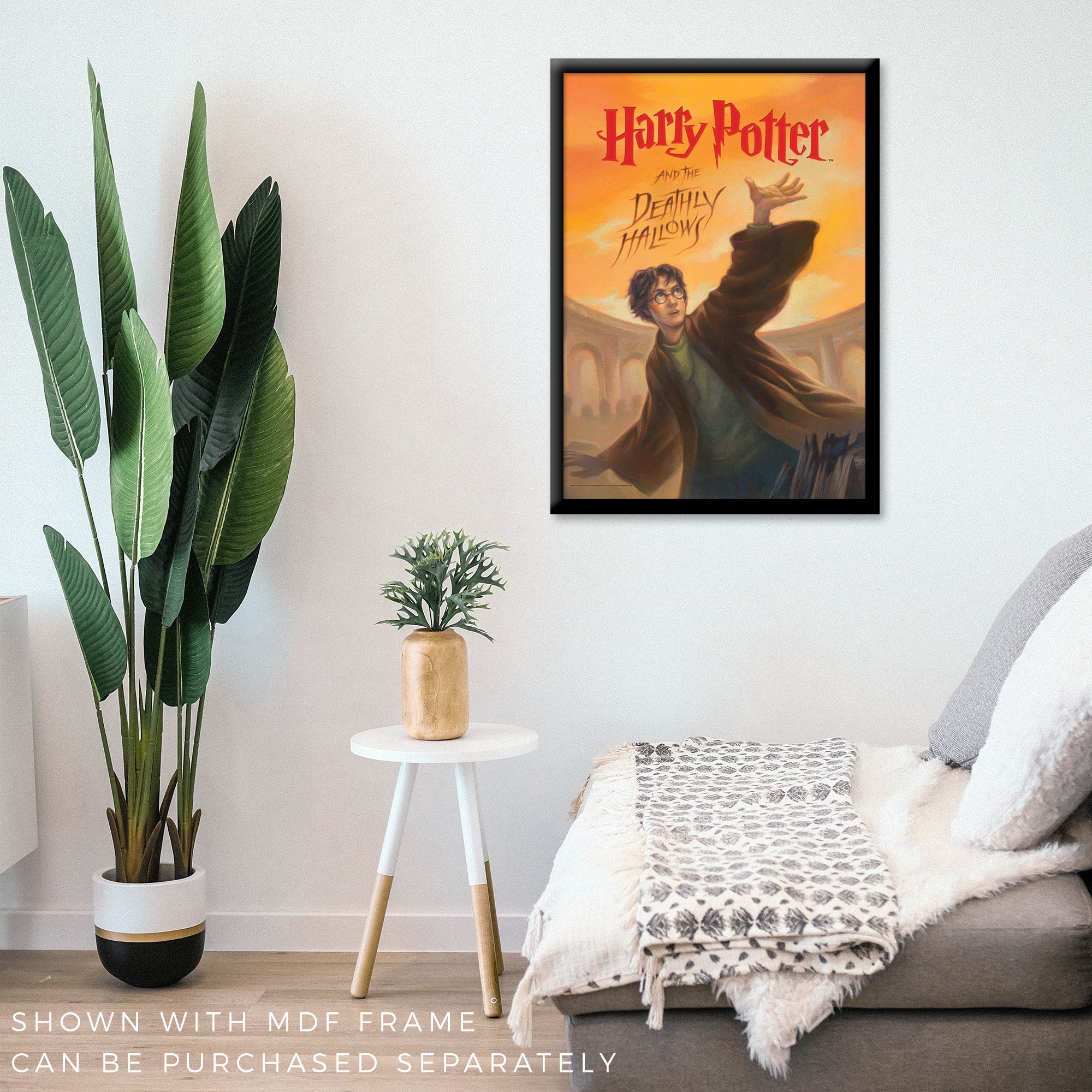 Harry Potter (Book Cover - Deathly Hallows) MightyPrint™ Wall Art MP17240258