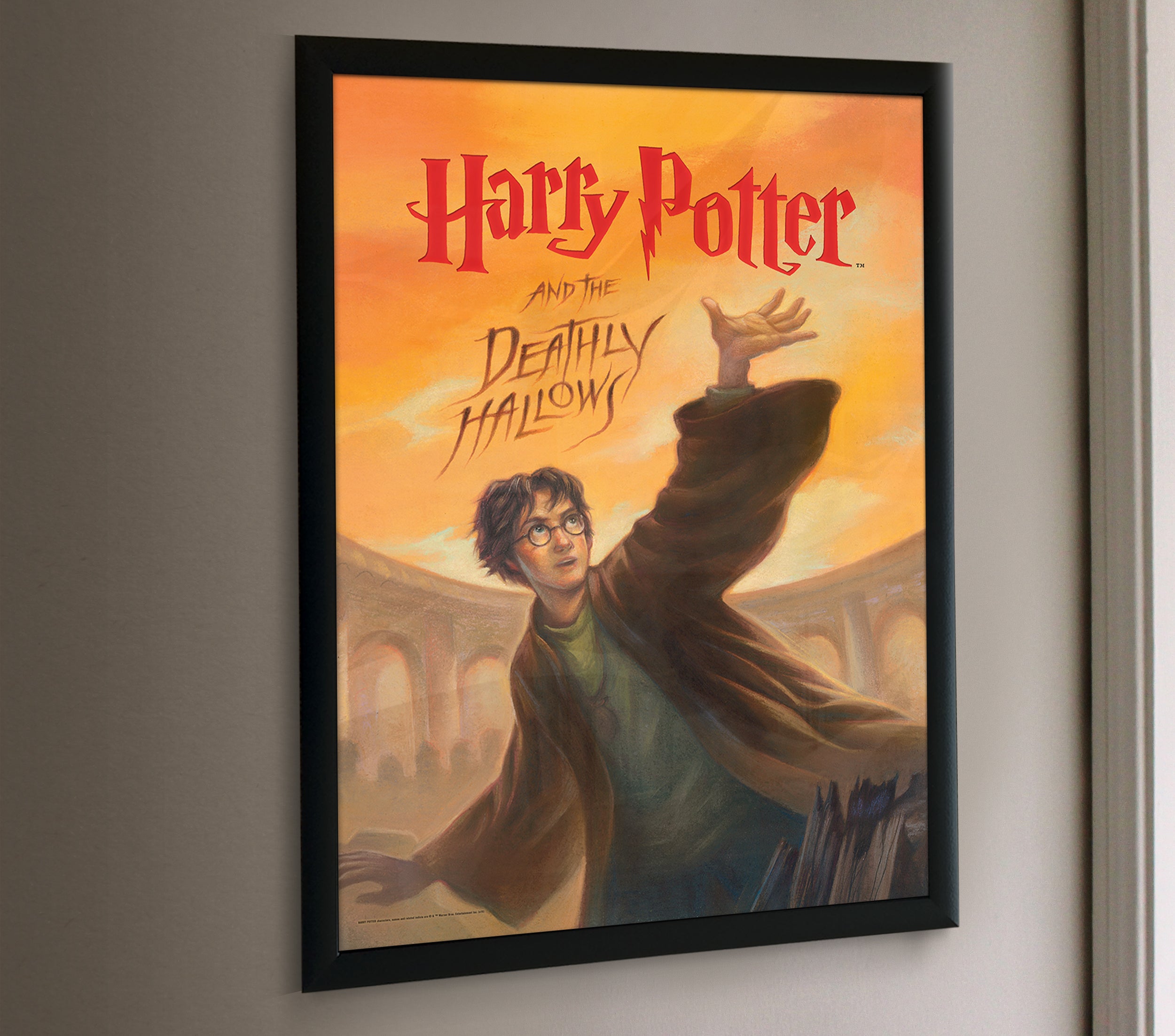 Harry Potter (Book Cover - Deathly Hallows) MightyPrint™ Wall Art MP17240258