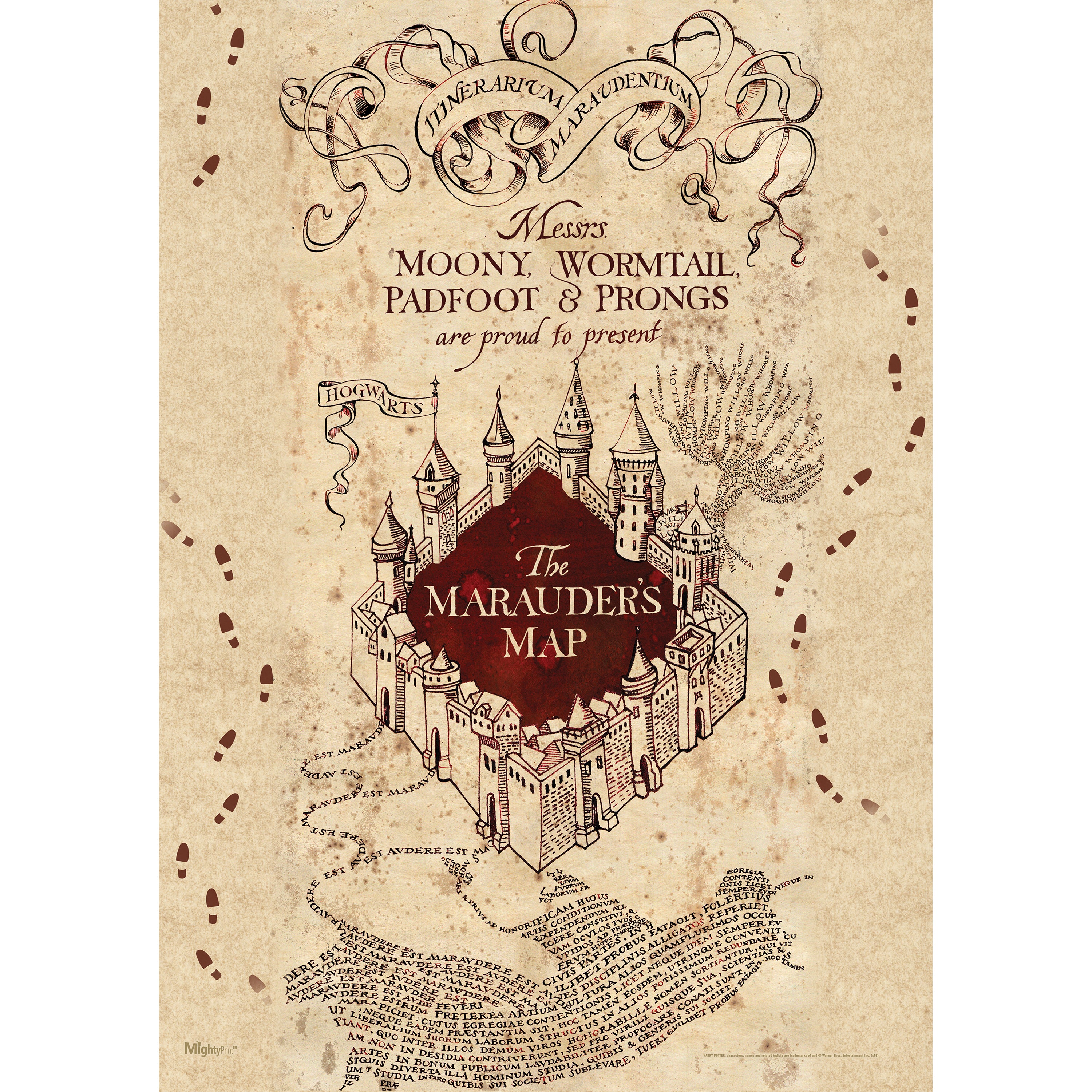 Harry Potter (Marauders Map) MightyPrint™ Wall Art MP17240259