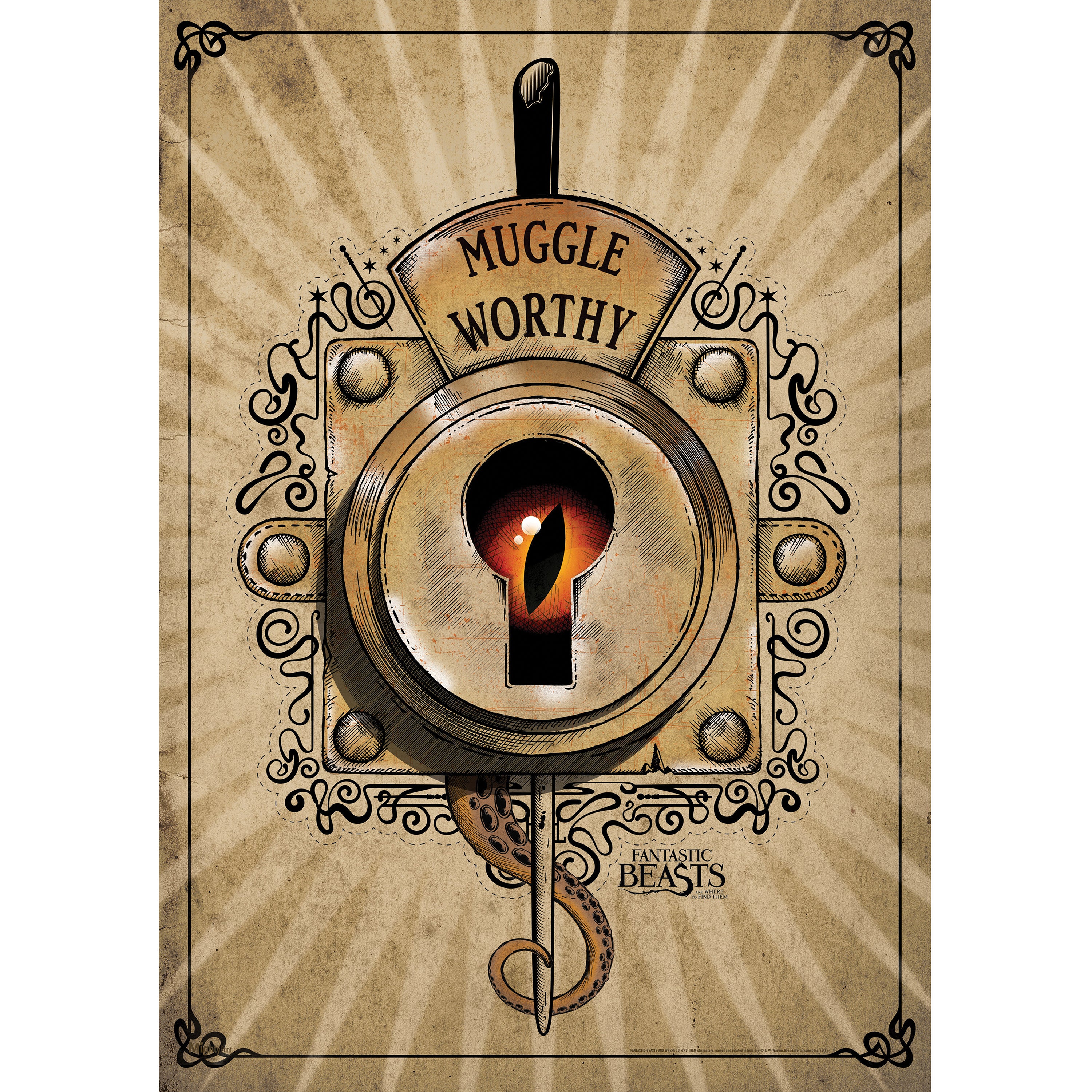Fantastic Beasts and Where to Find Them (Muggle Worthy) MightyPrint™ Wall Art MP17240262