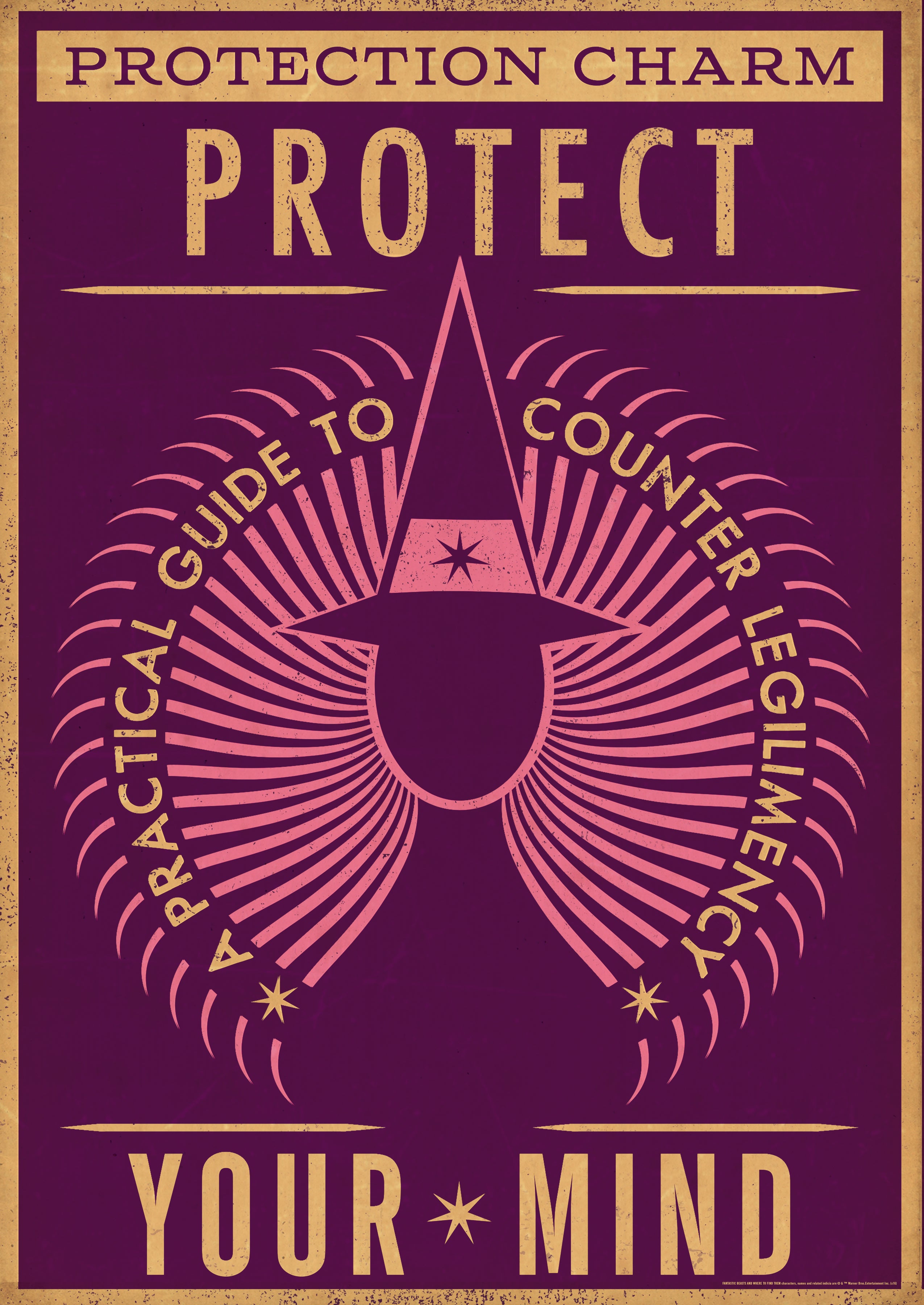 Fantastic Beasts and Where to Find Them(Protection Charm) MightyPrint™ Wall Art MP17240264