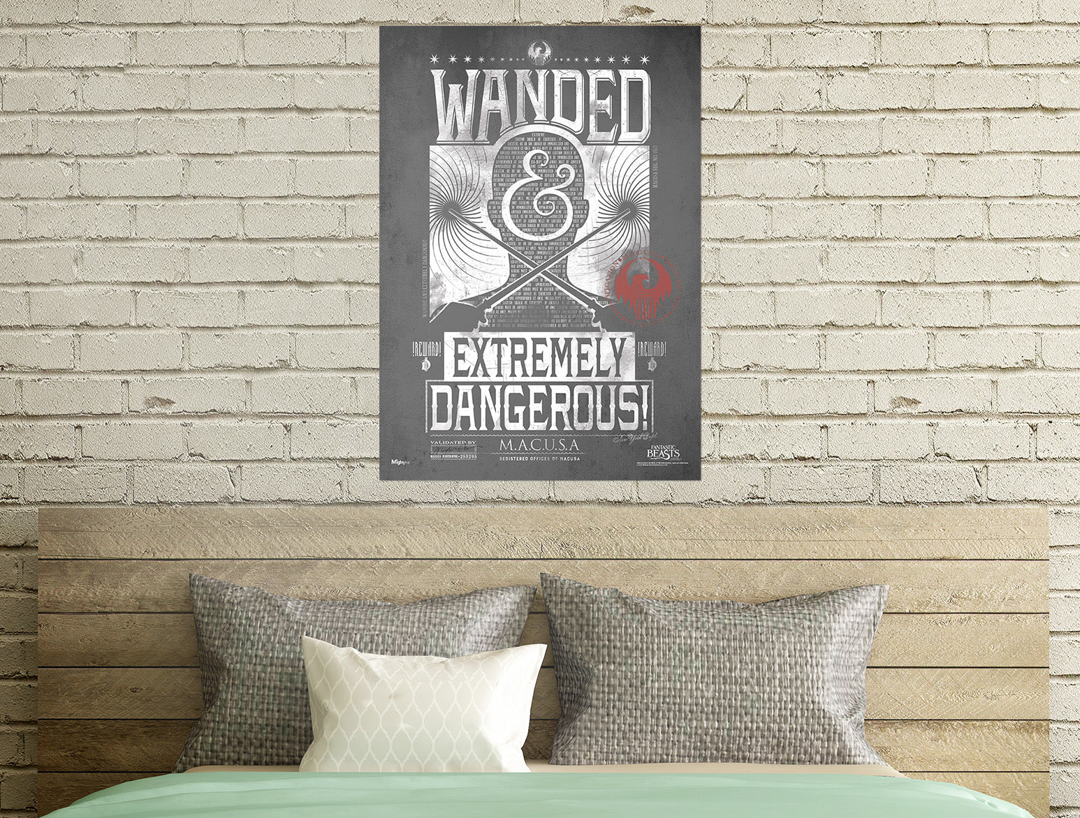 Fantastic Beasts and Where to Find Them (Wanded Poster) MightyPrint™ Wall Art MP17240274