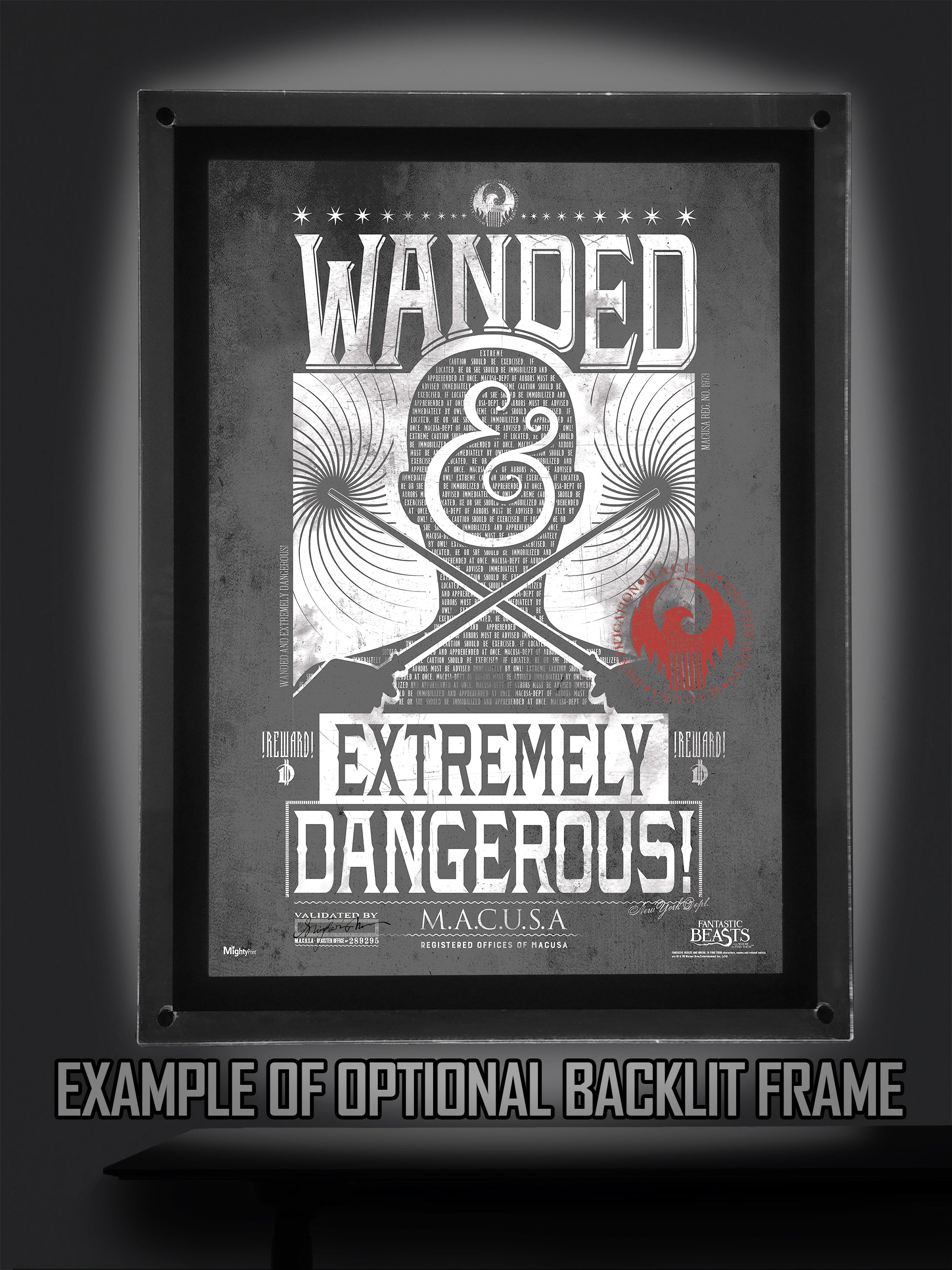 Fantastic Beasts and Where to Find Them (Wanded Poster) MightyPrint™ Wall Art MP17240274