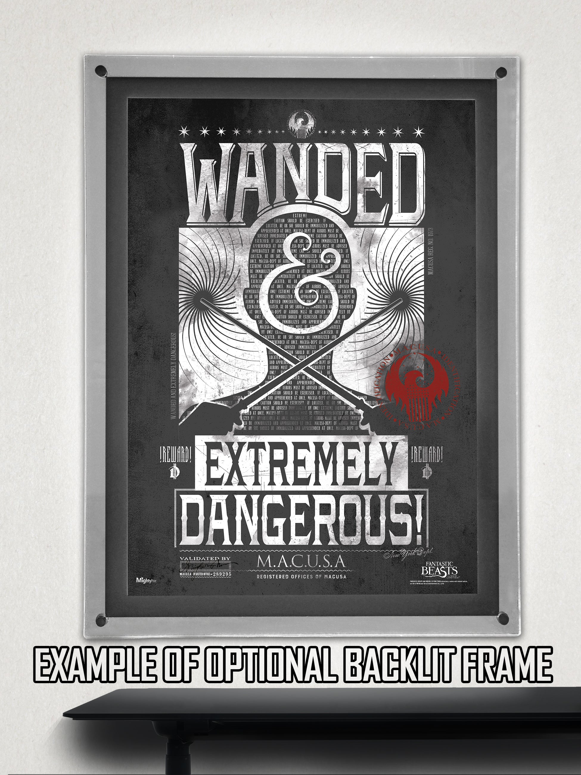 Fantastic Beasts and Where to Find Them (Wanded Poster) MightyPrint™ Wall Art MP17240274