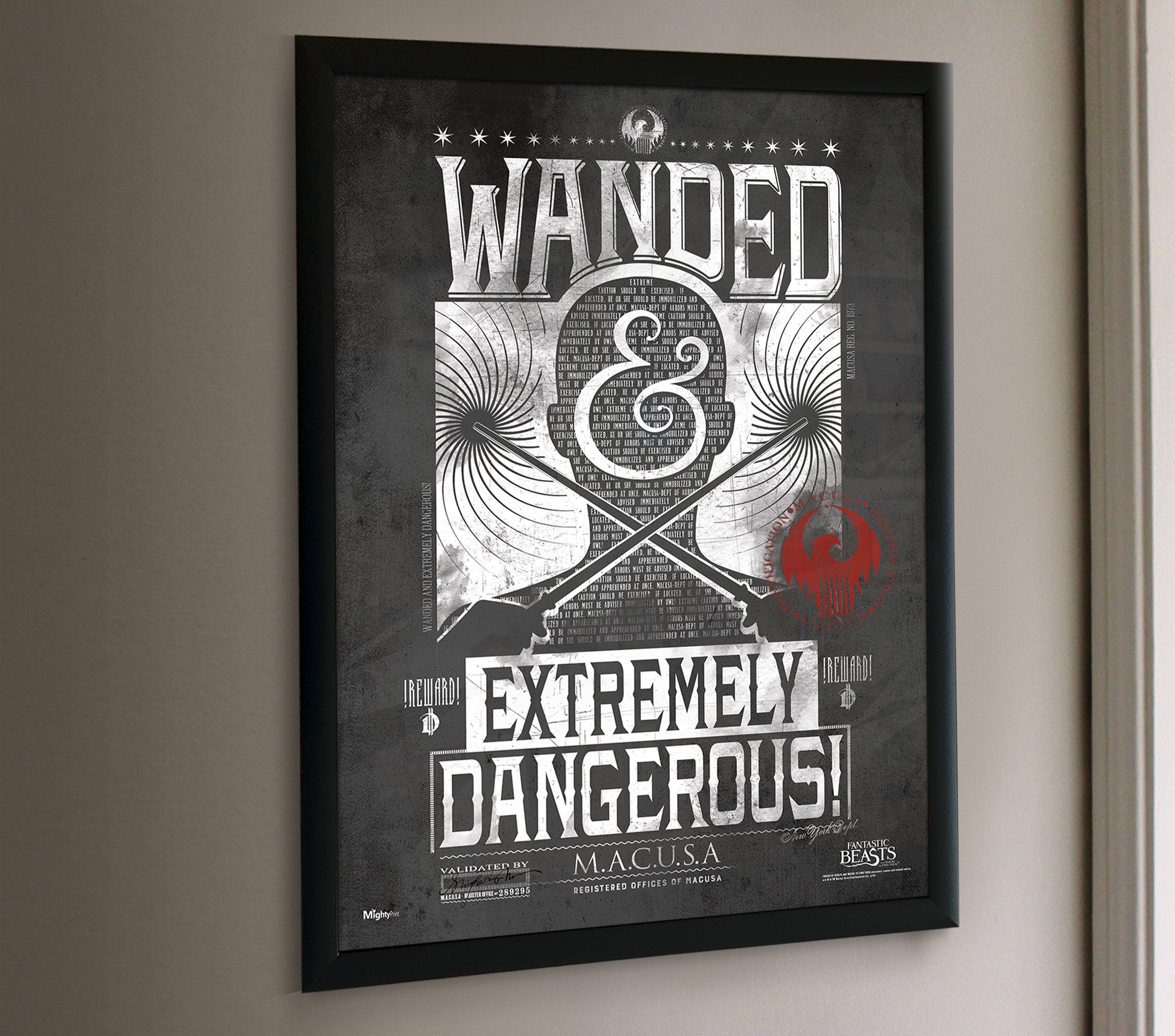 Fantastic Beasts and Where to Find Them (Wanded Poster) MightyPrint™ Wall Art MP17240274