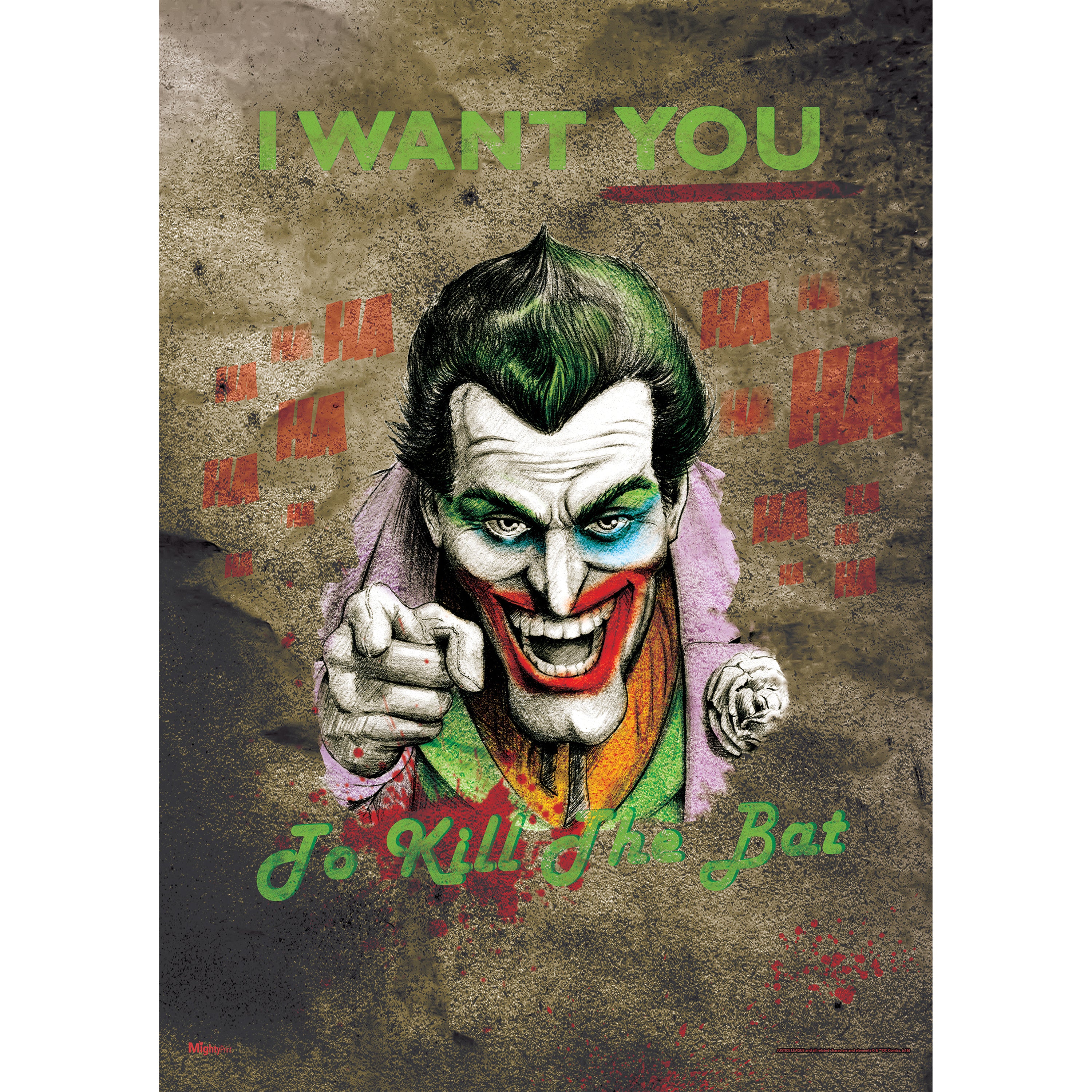 DC Comics (Joker – I Want You) MightyPrint™ Wall Art MP17240280