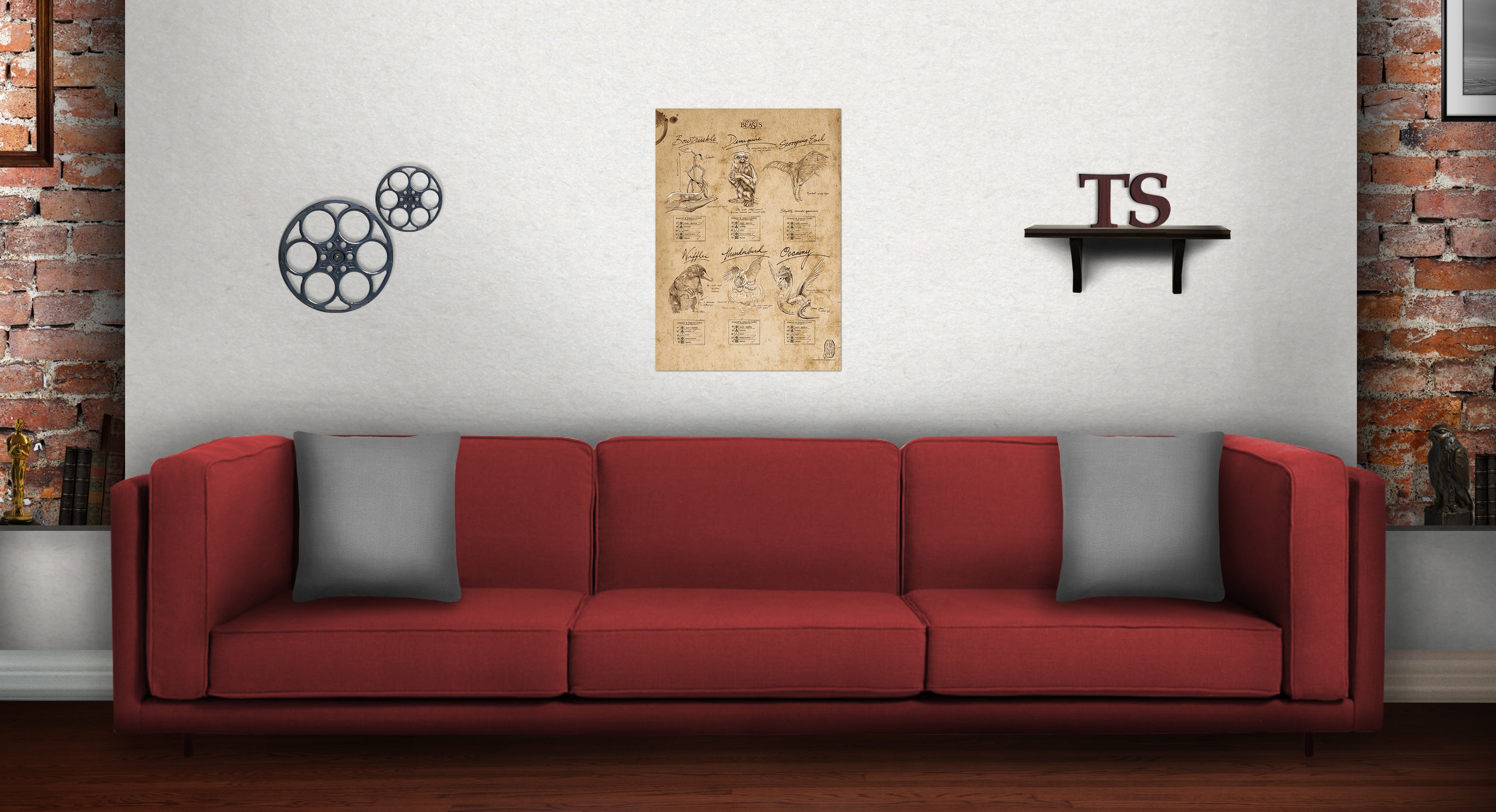 Fantastic Beasts and Where To Find Them (Beasts Sketchbook) MightyPrint™ Wall Art MP17240291