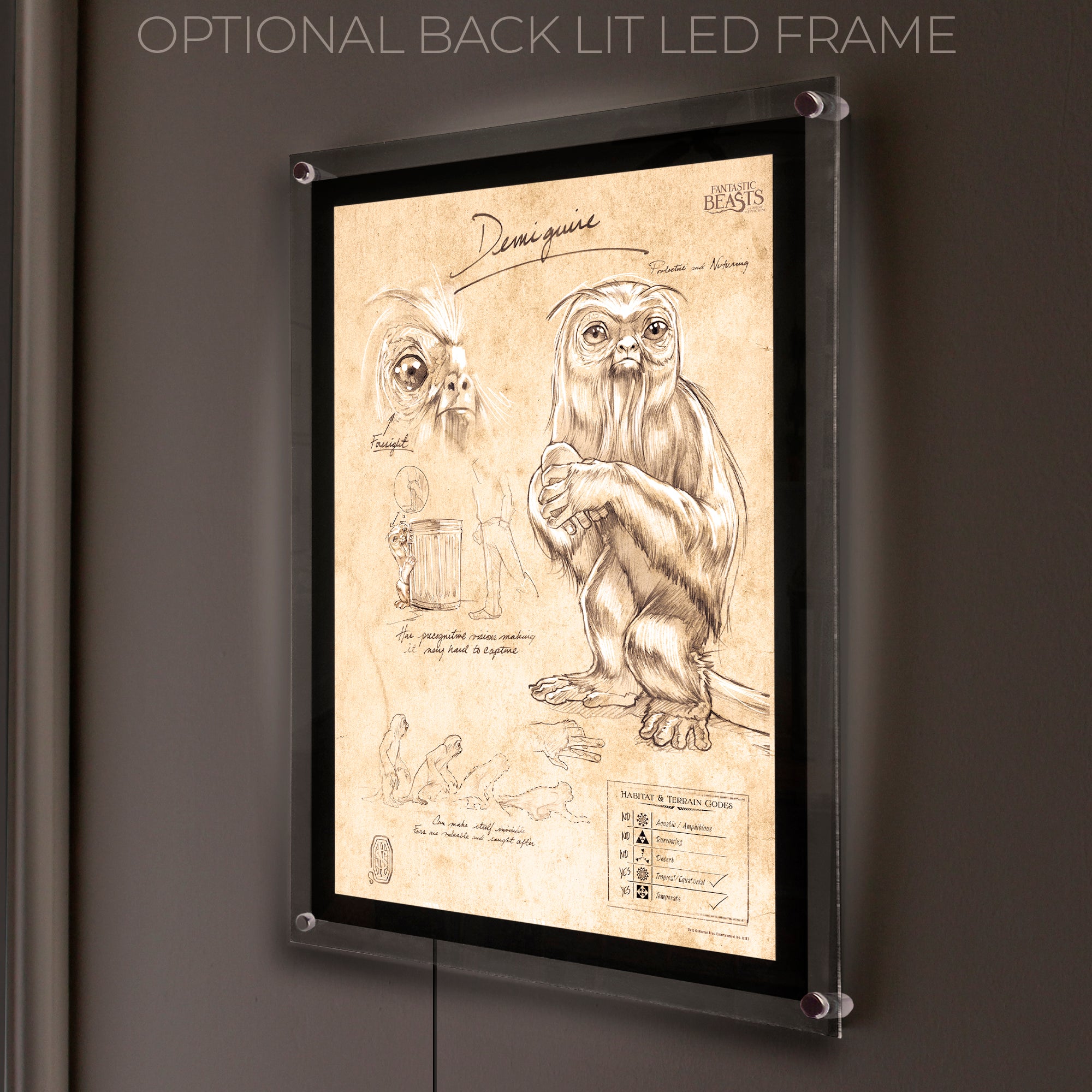 Fantastic Beasts And Where To Find Them (Demiguise Sketchbook) MightyPrint™ Wall Art MP17240293