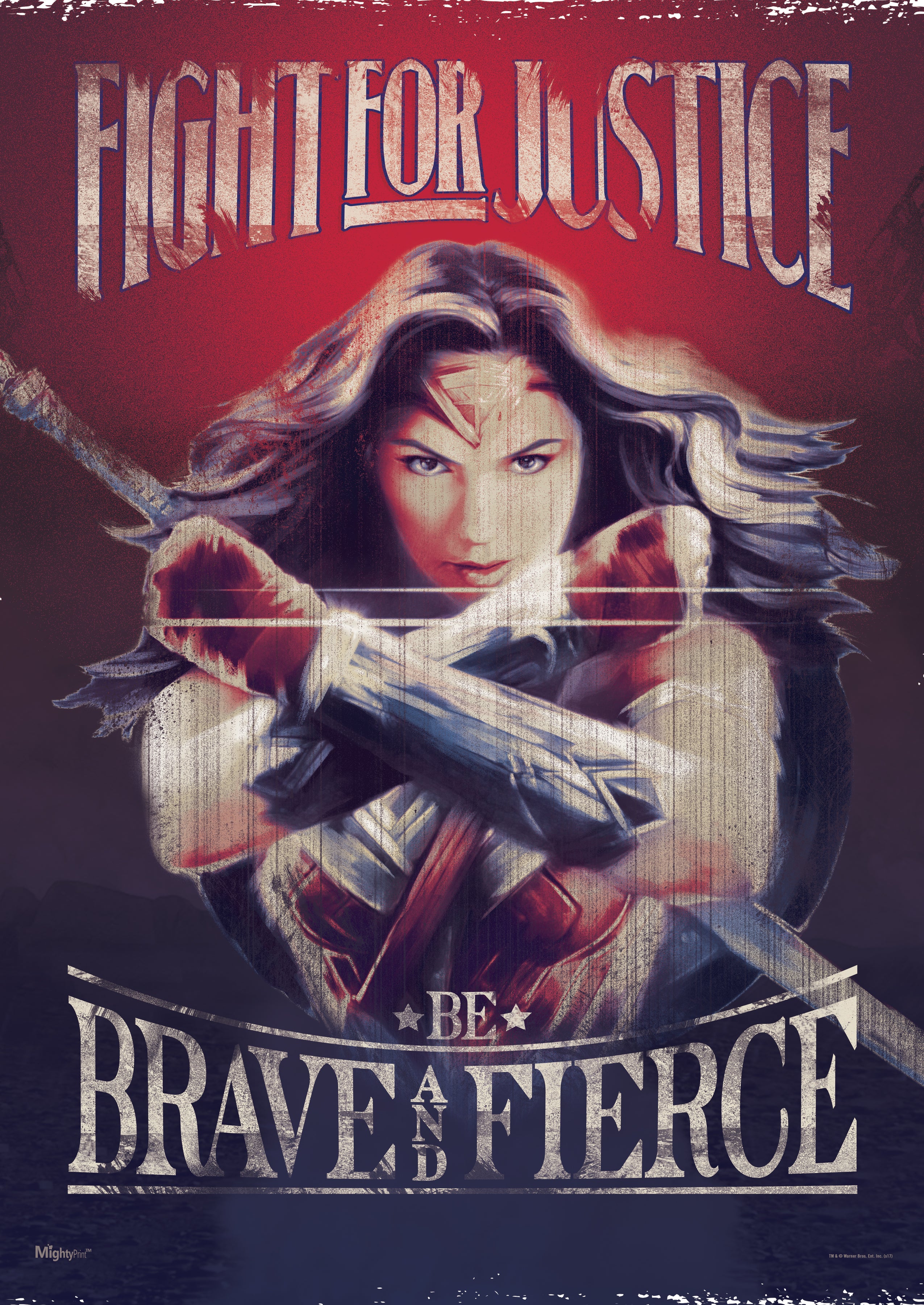 Wonder Woman (Fight for Justice) MightyPrint™ Wall Art MP17240303