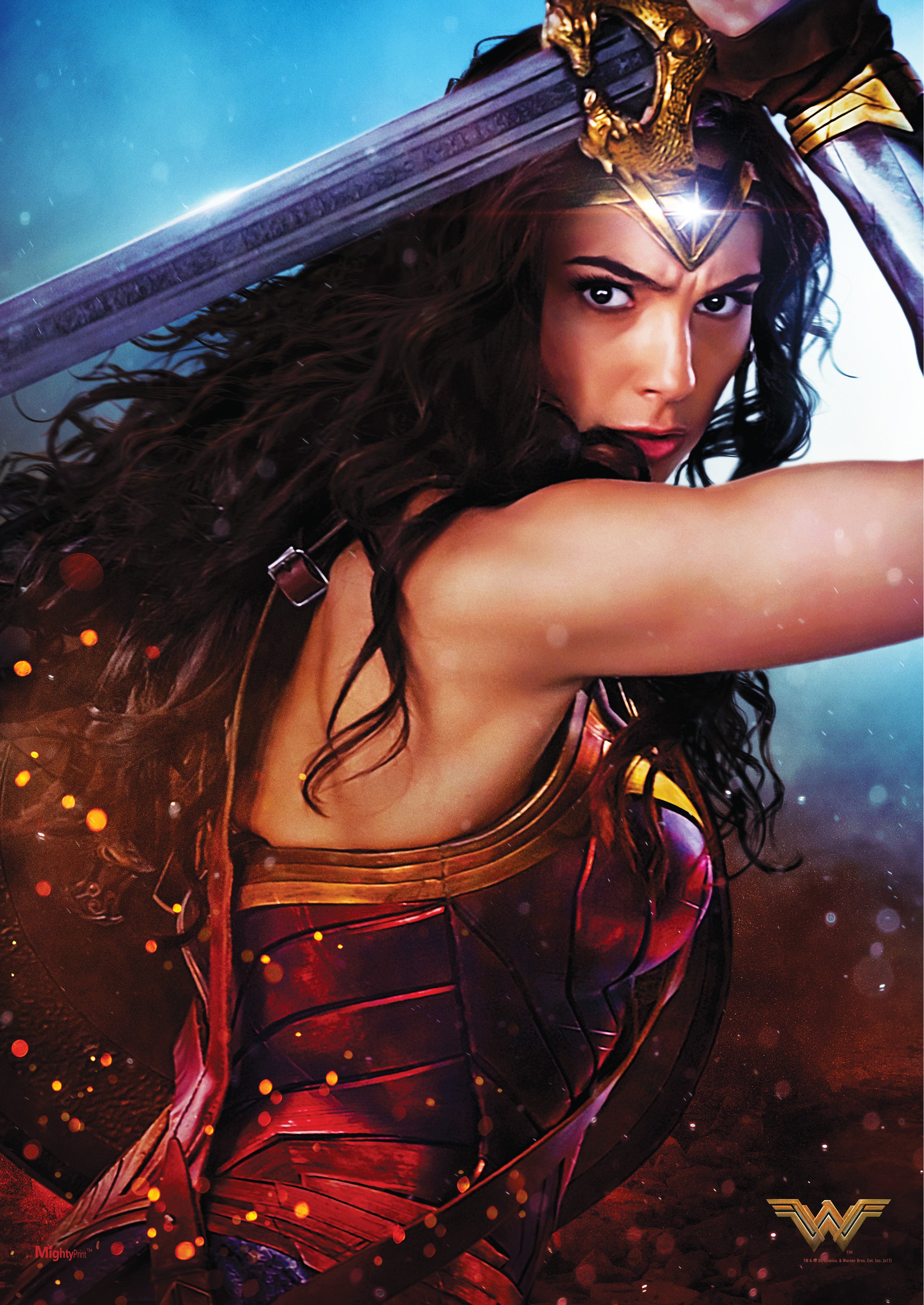 Wonder Woman (The Sword of Justice) MightyPrint™ Wall Art MP17240306