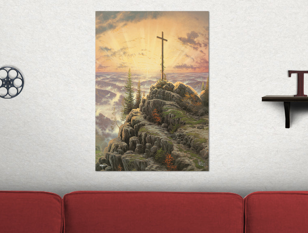 Thomas Kinkade Studios (Sunrise Cross) MightyPrint™ Wall Art MP17240318