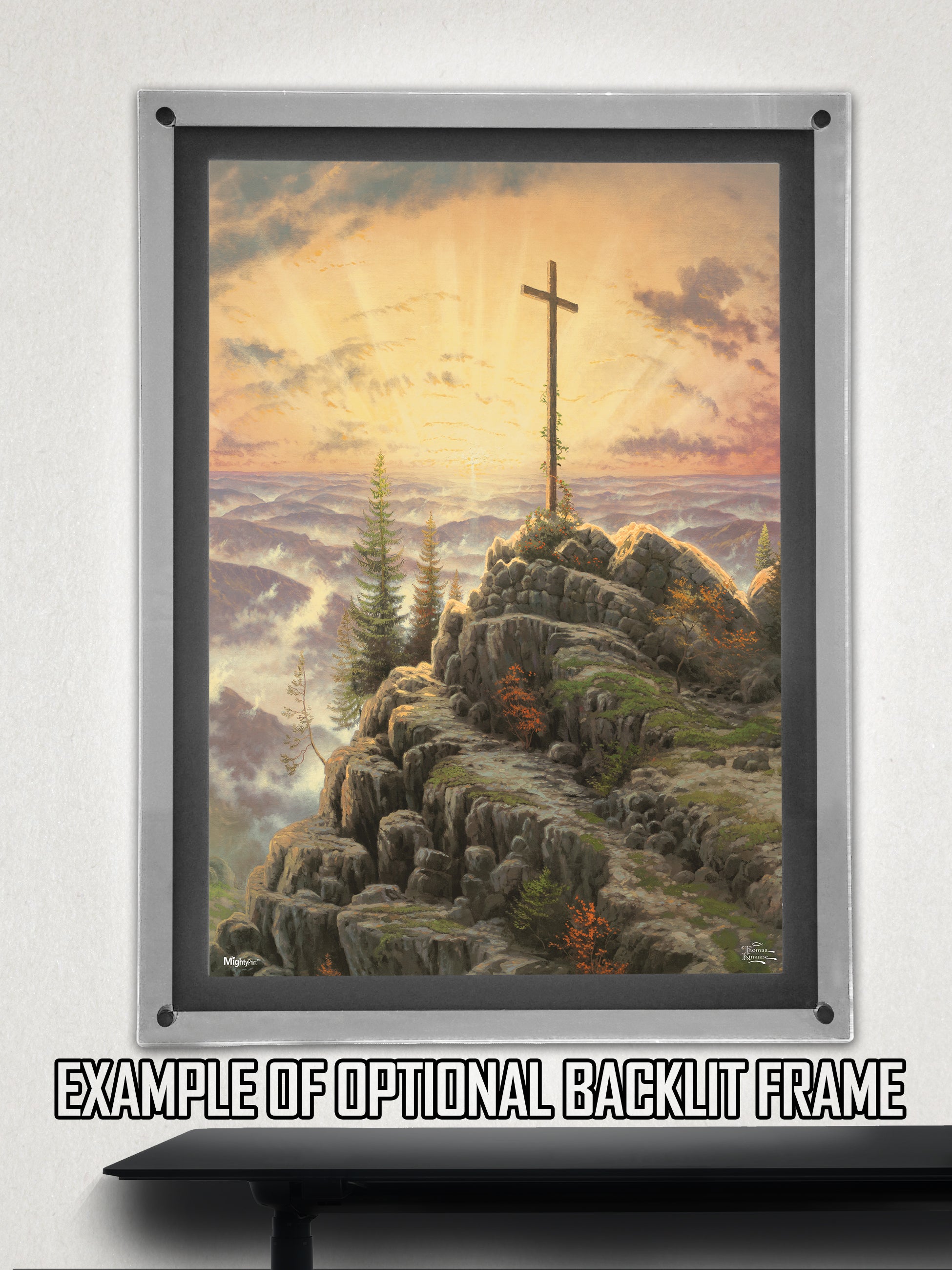 Thomas Kinkade Studios (Sunrise Cross) MightyPrint™ Wall Art MP17240318