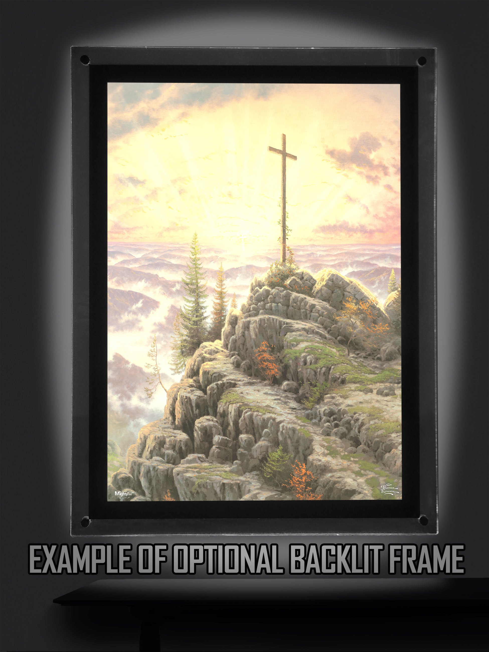 Thomas Kinkade Studios (Sunrise Cross) MightyPrint™ Wall Art MP17240318