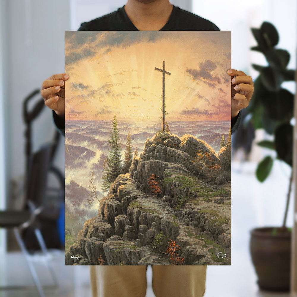 Thomas Kinkade Studios (Sunrise Cross) MightyPrint™ Wall Art MP17240318