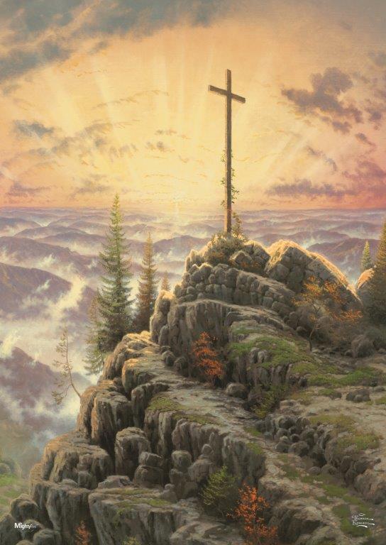 Thomas Kinkade (Sunrise Cross) MightyPrint™ Wall Art MP17240318