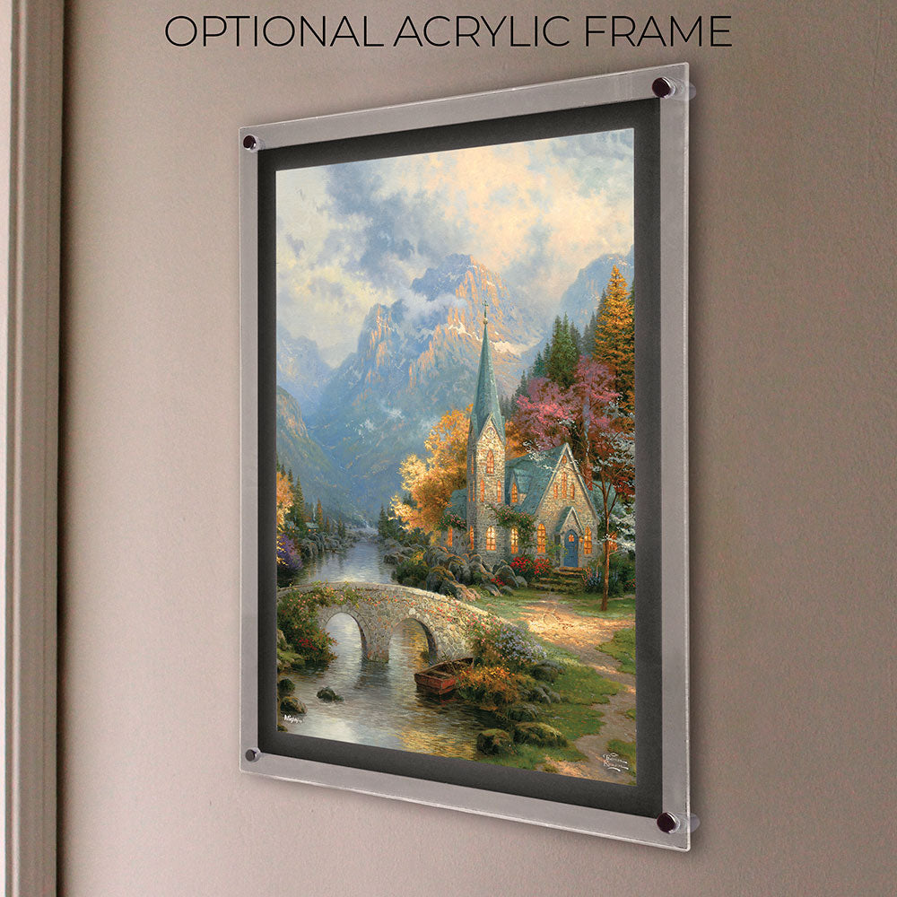 Thomas Kinkade Studios (The Mountain Chapel) MightyPrint™ Wall Art MP17240319