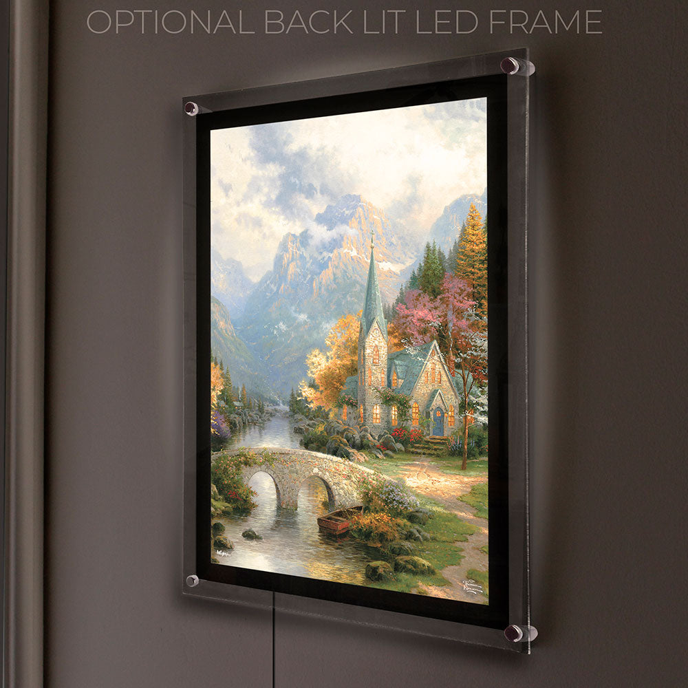 Thomas Kinkade Studios (The Mountain Chapel) MightyPrint™ Wall Art MP17240319