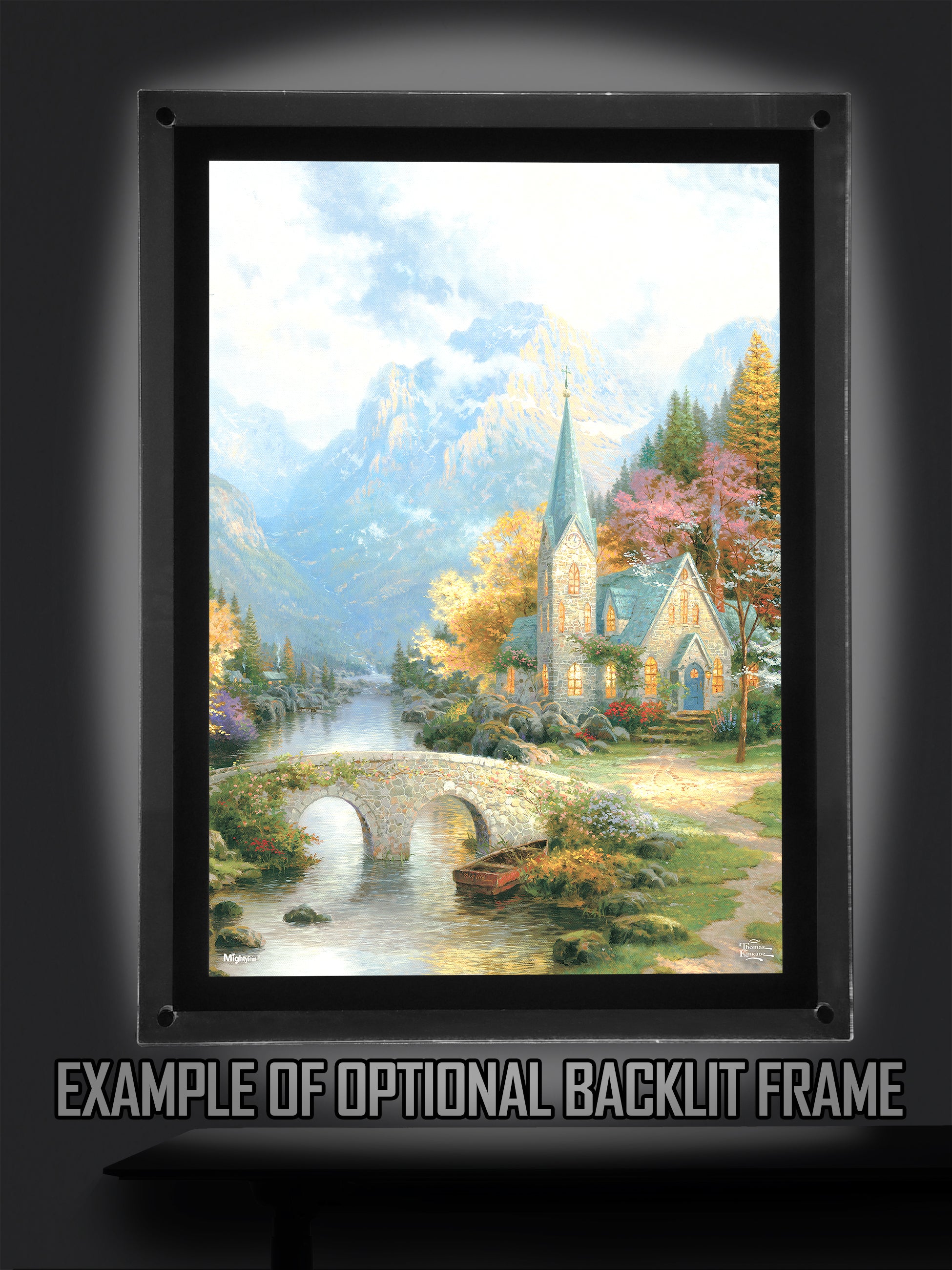 Thomas Kinkade Studios (The Mountain Chapel) MightyPrint™ Wall Art MP17240319