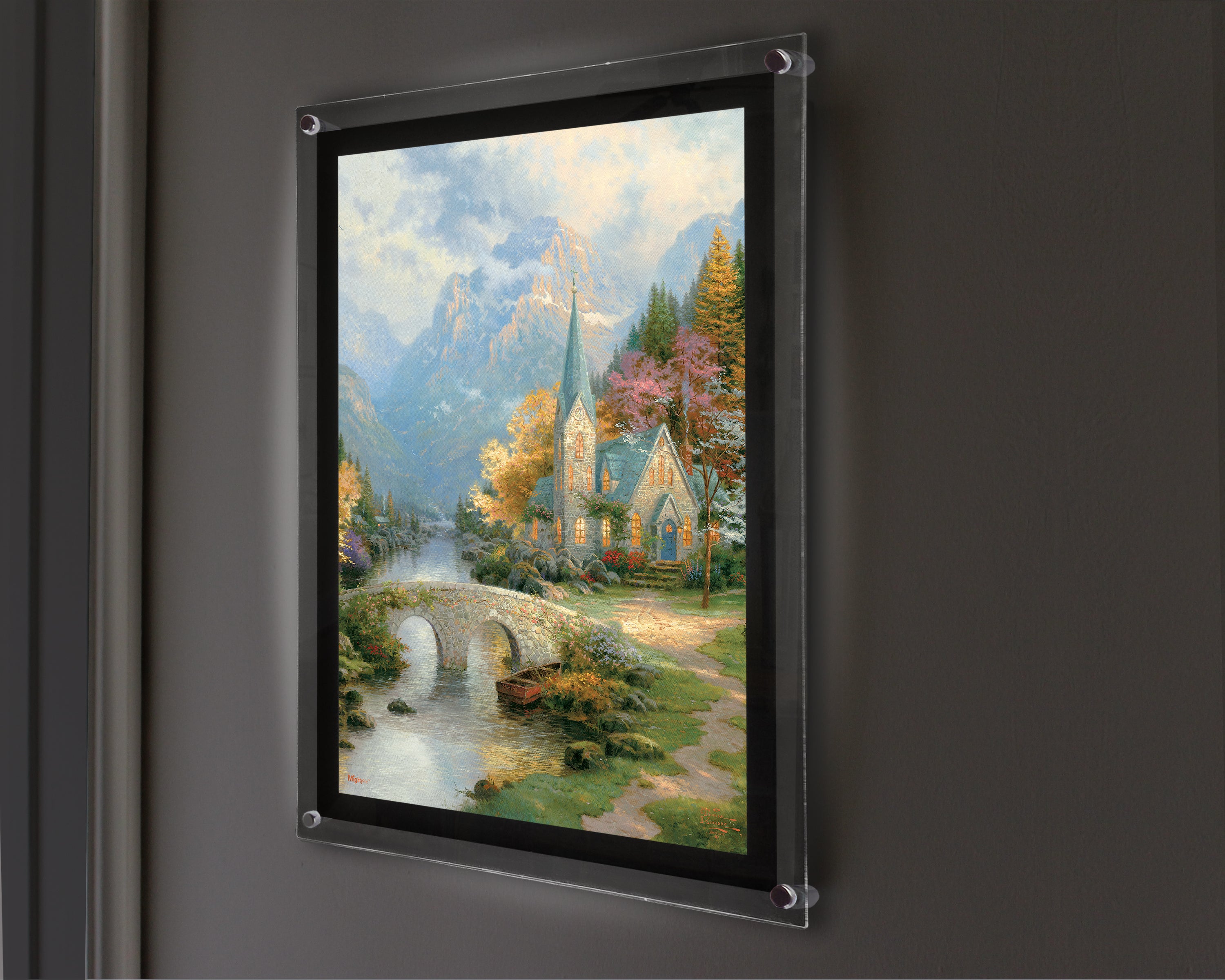 Thomas Kinkade Studios (The Mountain Chapel) MightyPrint™ Wall Art MP17240319