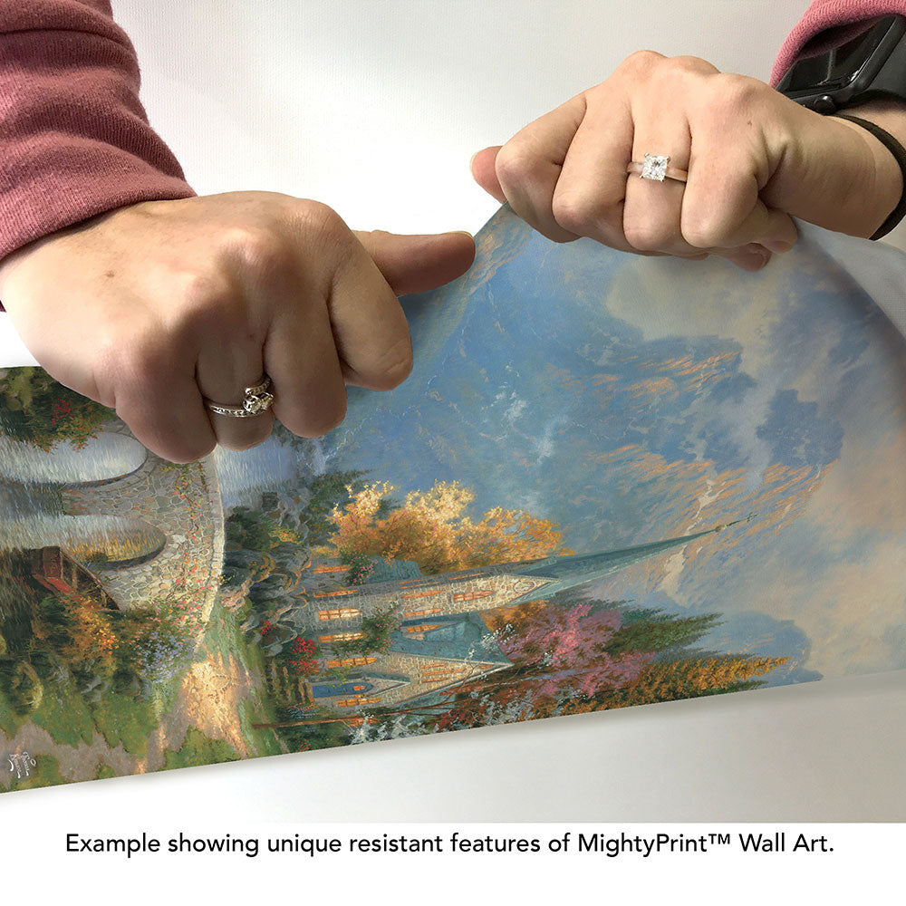 Thomas Kinkade Studios (The Mountain Chapel) MightyPrint™ Wall Art MP17240319