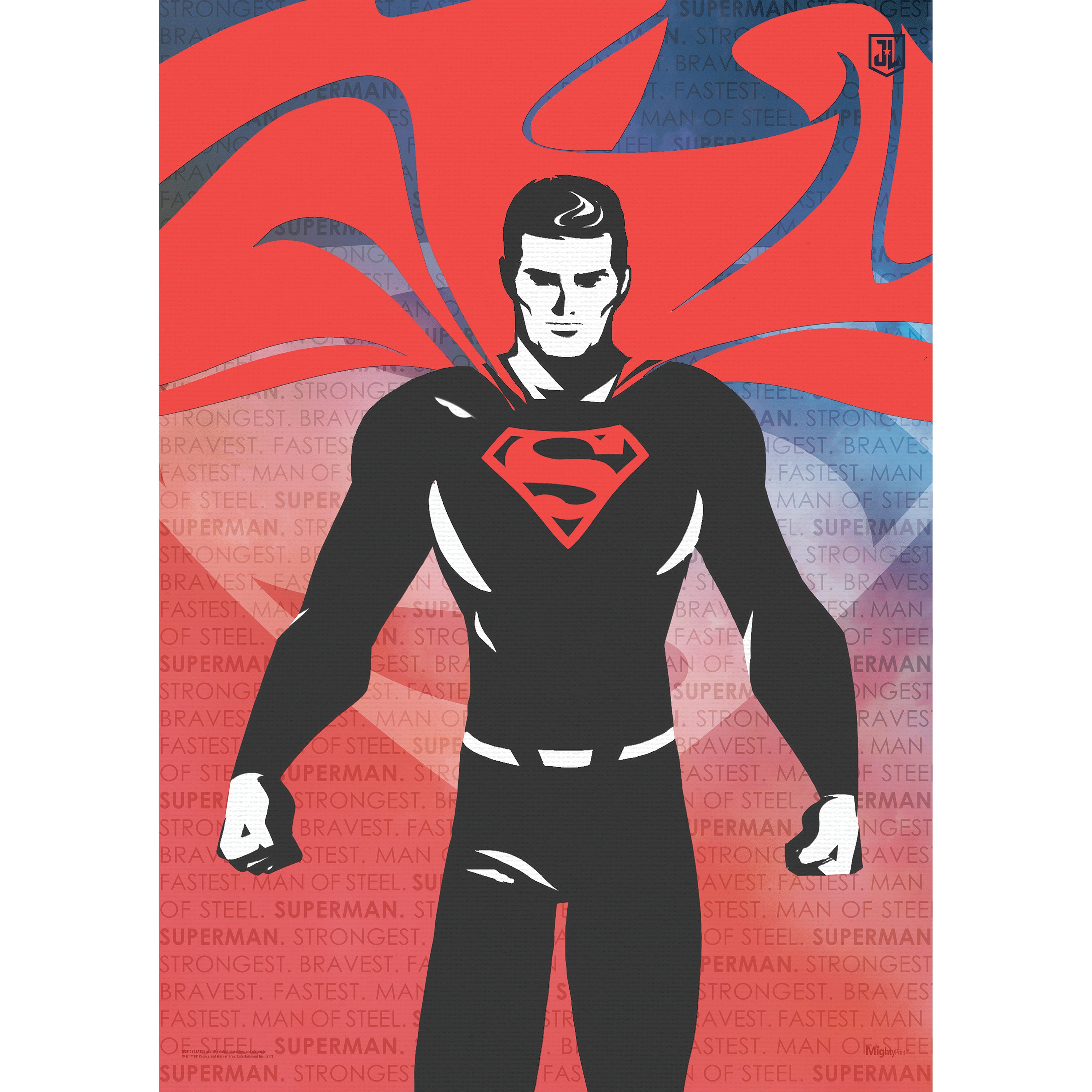 DC Comics (Superman - Words) MightyPrint™ Wall Art MP17240324