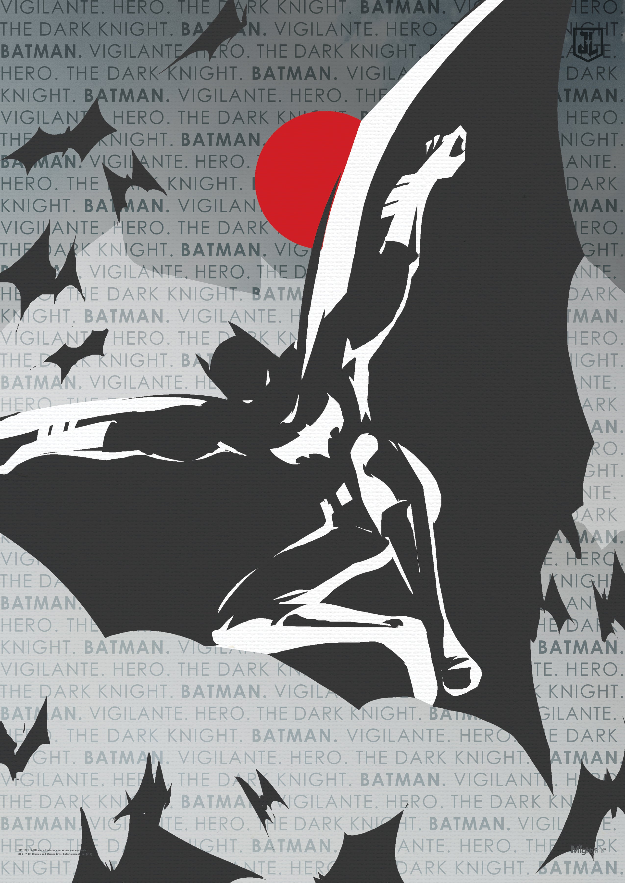 DC Comics (Batman - Words) MightyPrint™ Wall Art MP17240325