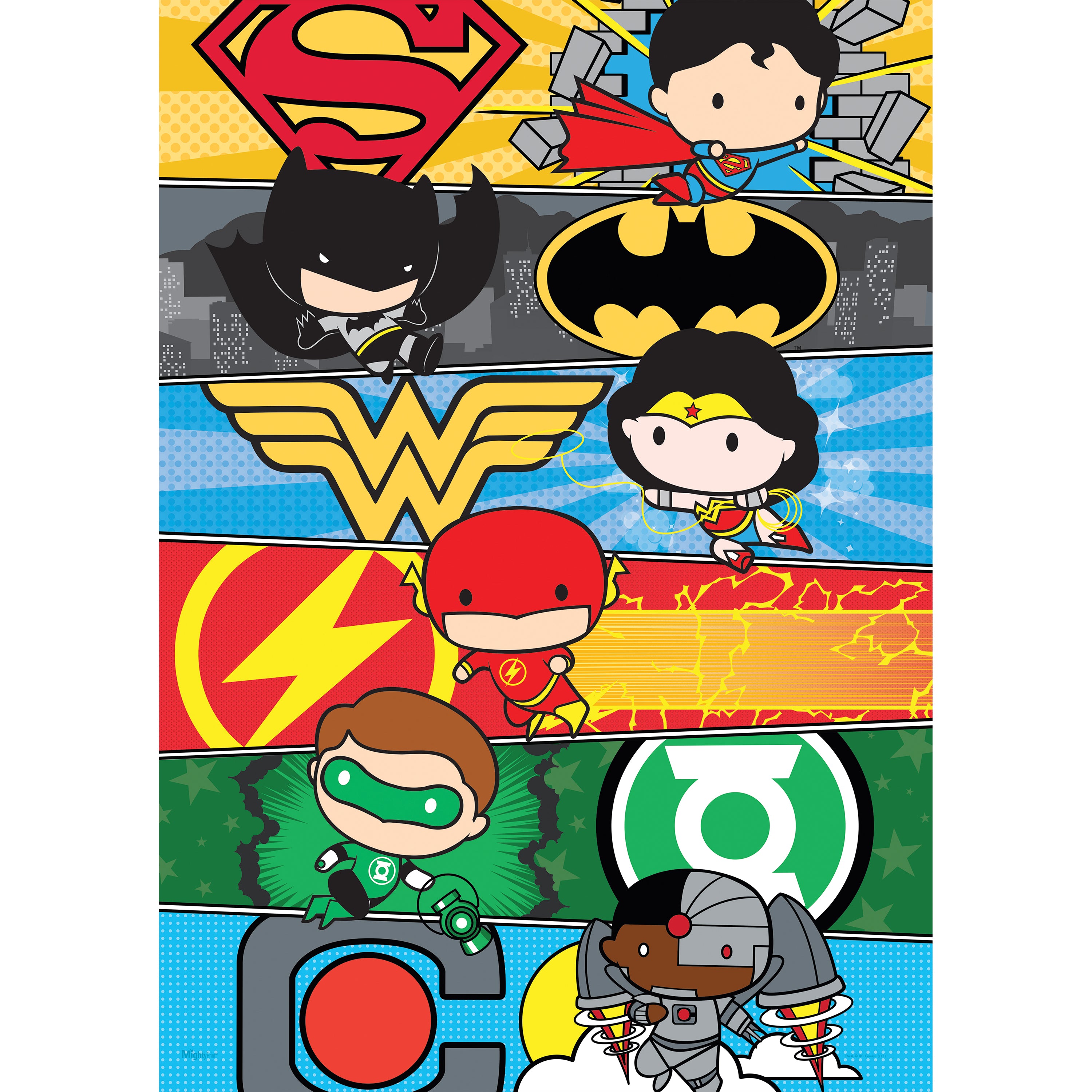 DC Comics (Justice League - Cartoon) MightyPrint™ Wall Art MP17240330