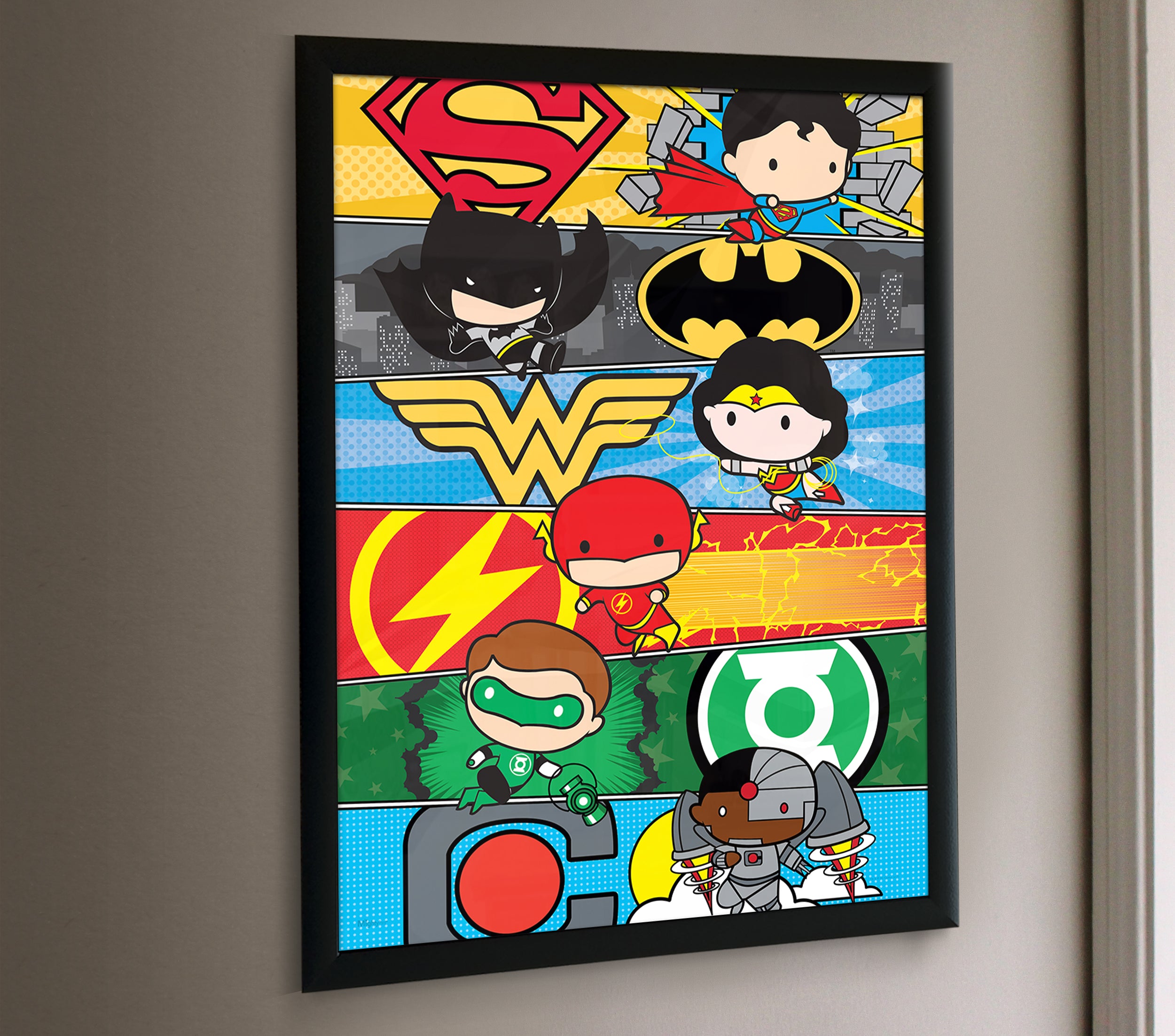 DC Comics (Justice League - Cartoon) MightyPrint™ Wall Art MP17240330