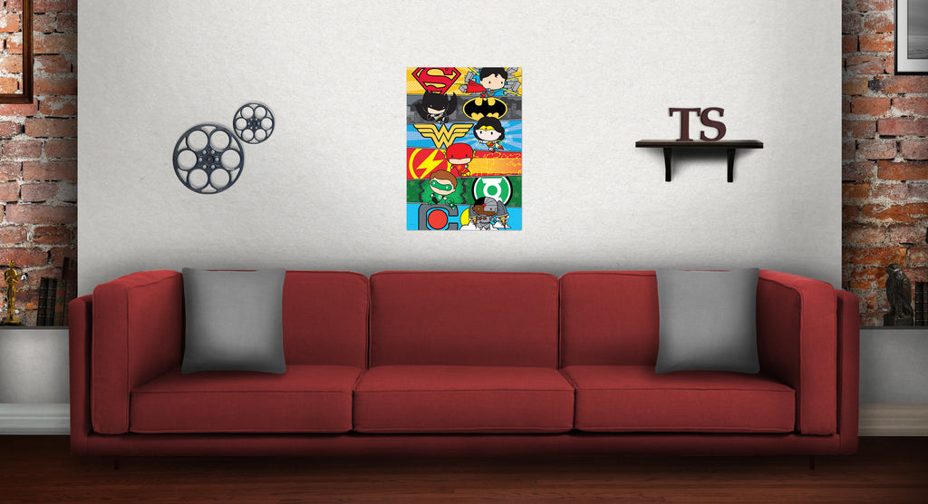 DC Comics (Justice League - Cartoon) MightyPrint™ Wall Art MP17240330