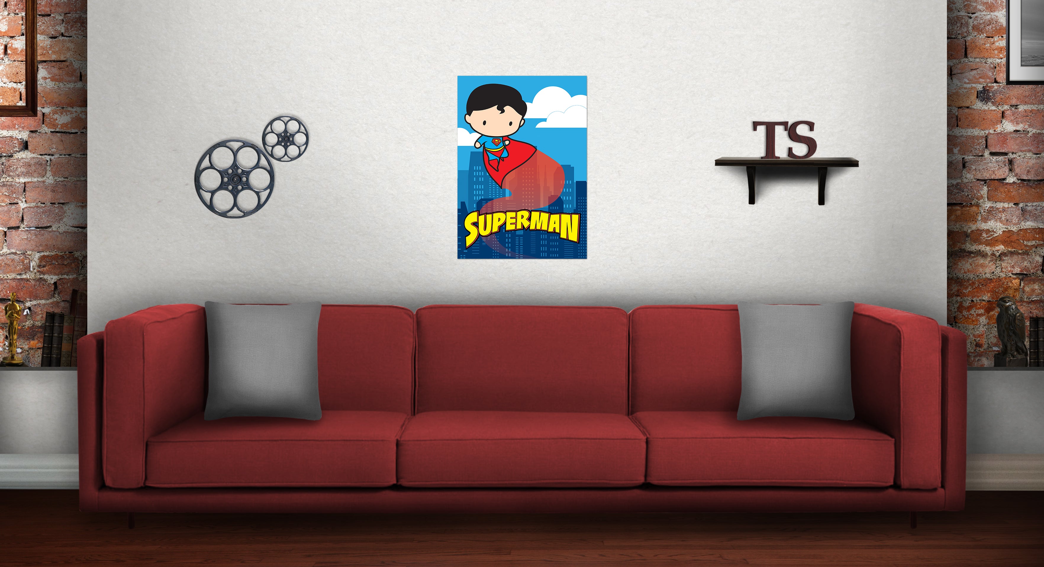 DC Comics (Superman - Cartoon) MightyPrint™ Wall Art MP17240332