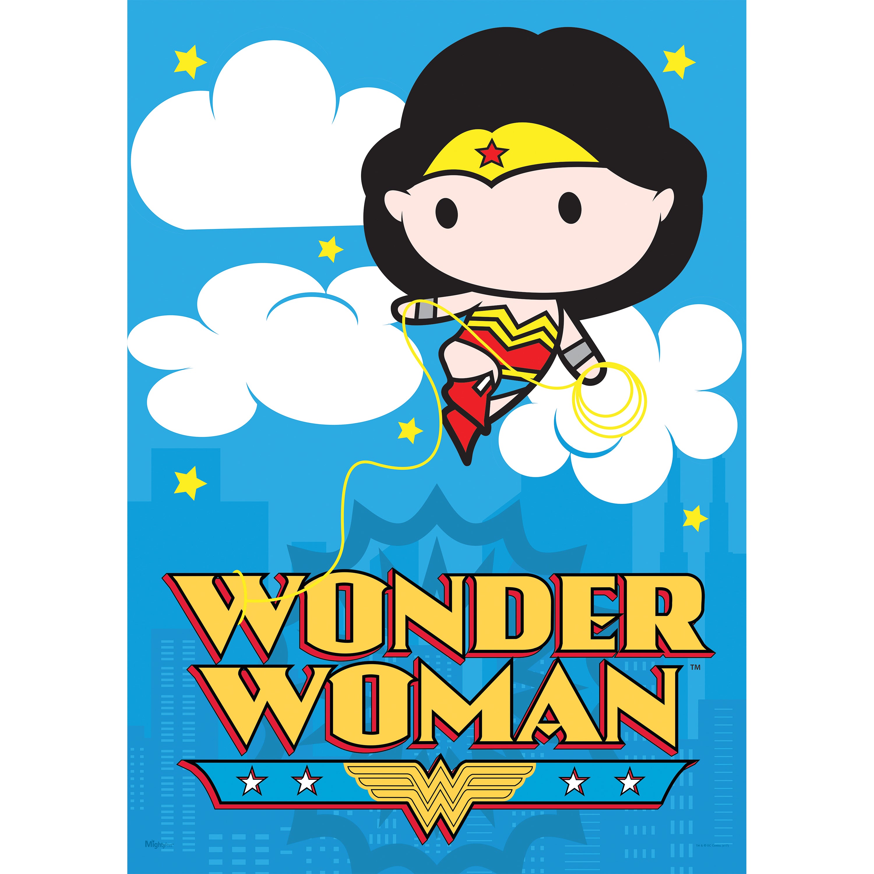 DC Comics (Wonder Woman - Cartoon) MightyPrint™ Wall Art MP17240333