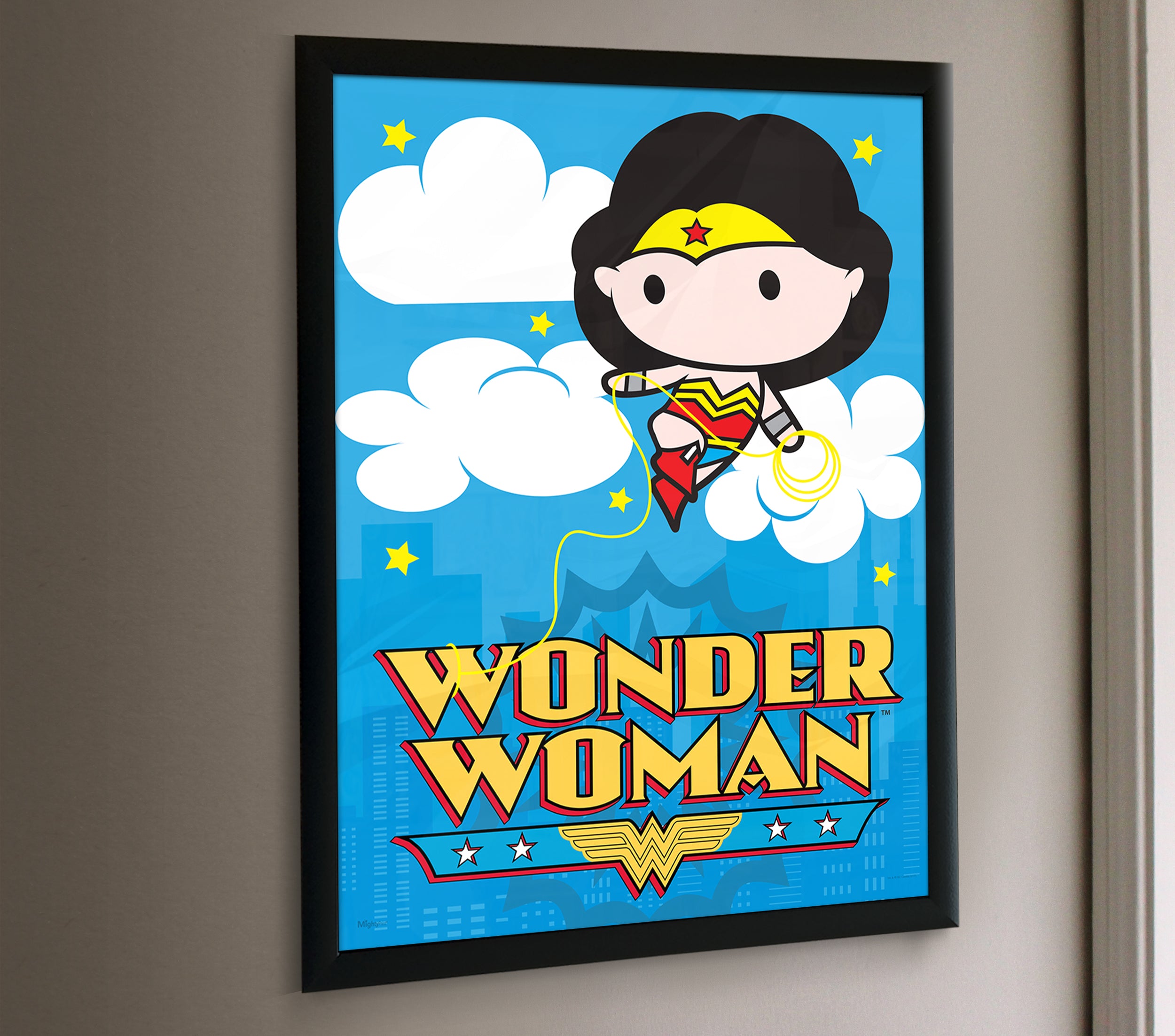 DC Comics (Wonder Woman - Cartoon) MightyPrint™ Wall Art MP17240333
