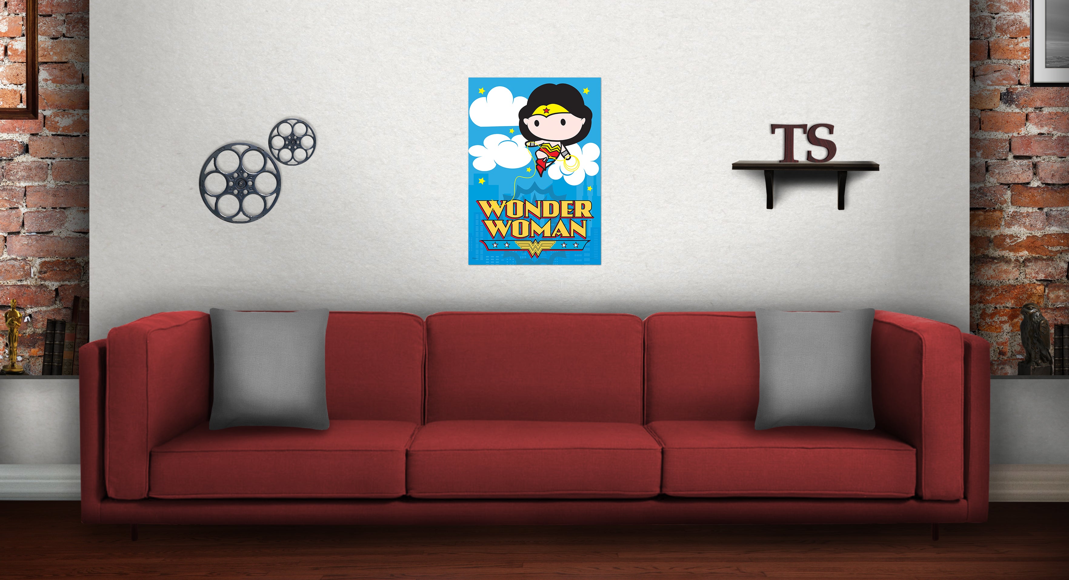 DC Comics (Wonder Woman - Cartoon) MightyPrint™ Wall Art MP17240333