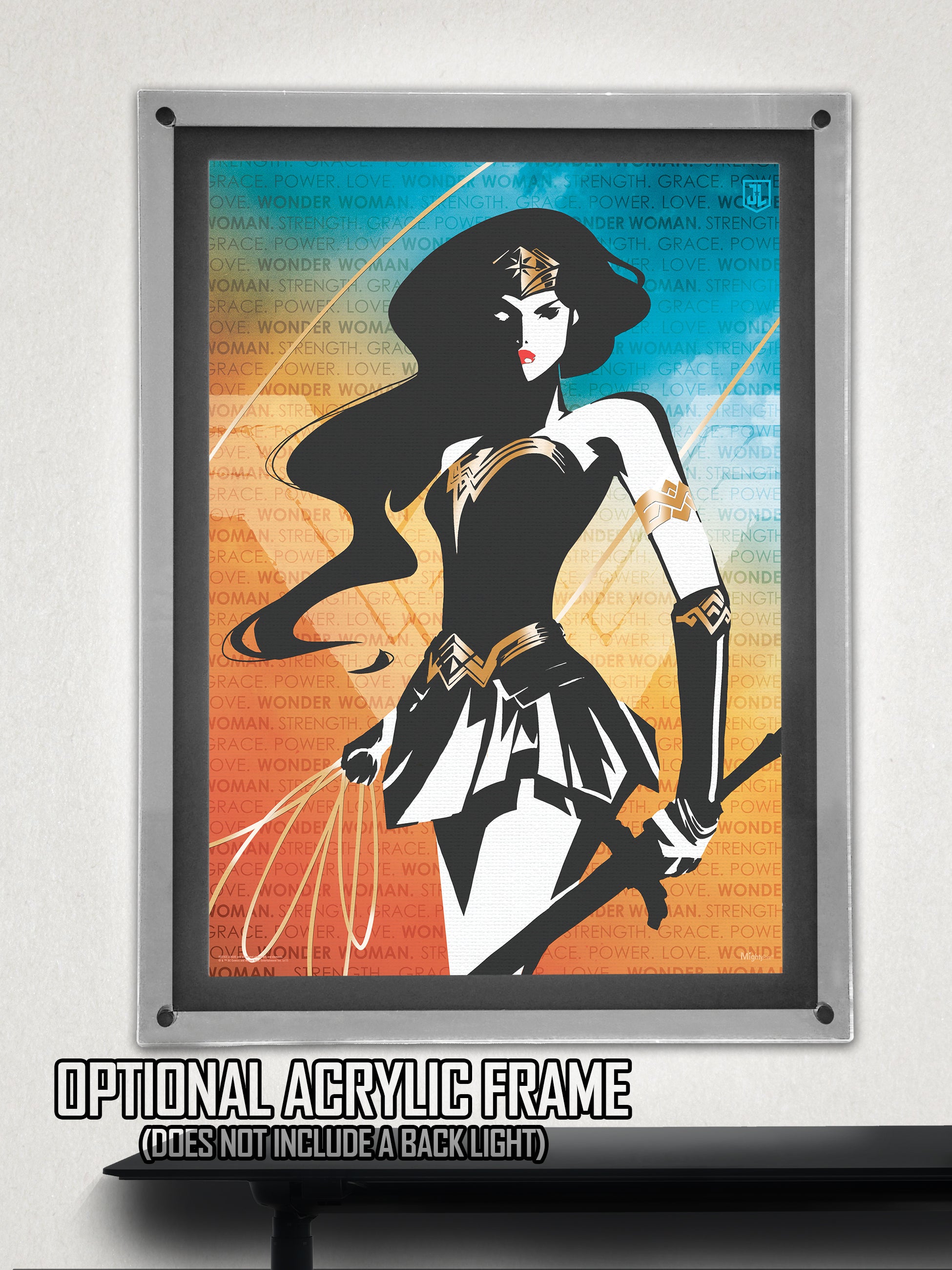 DC Comics (Wonder Woman - Words) MightyPrint™ Wall Art MP17240344