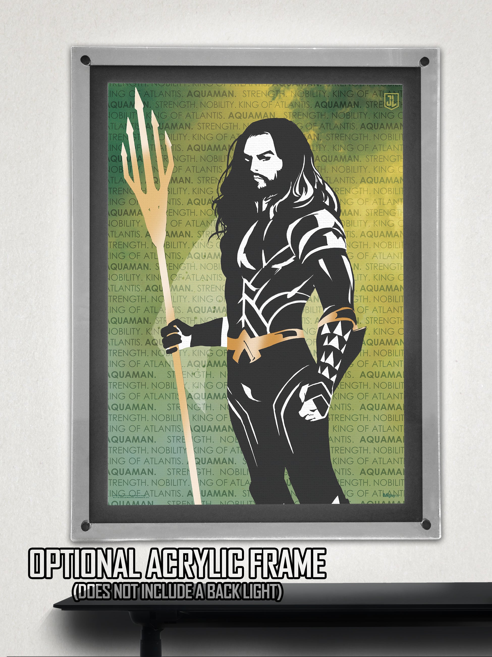 DC Comics (Aquaman - Words) MightyPrint™ Wall Art MP17240345