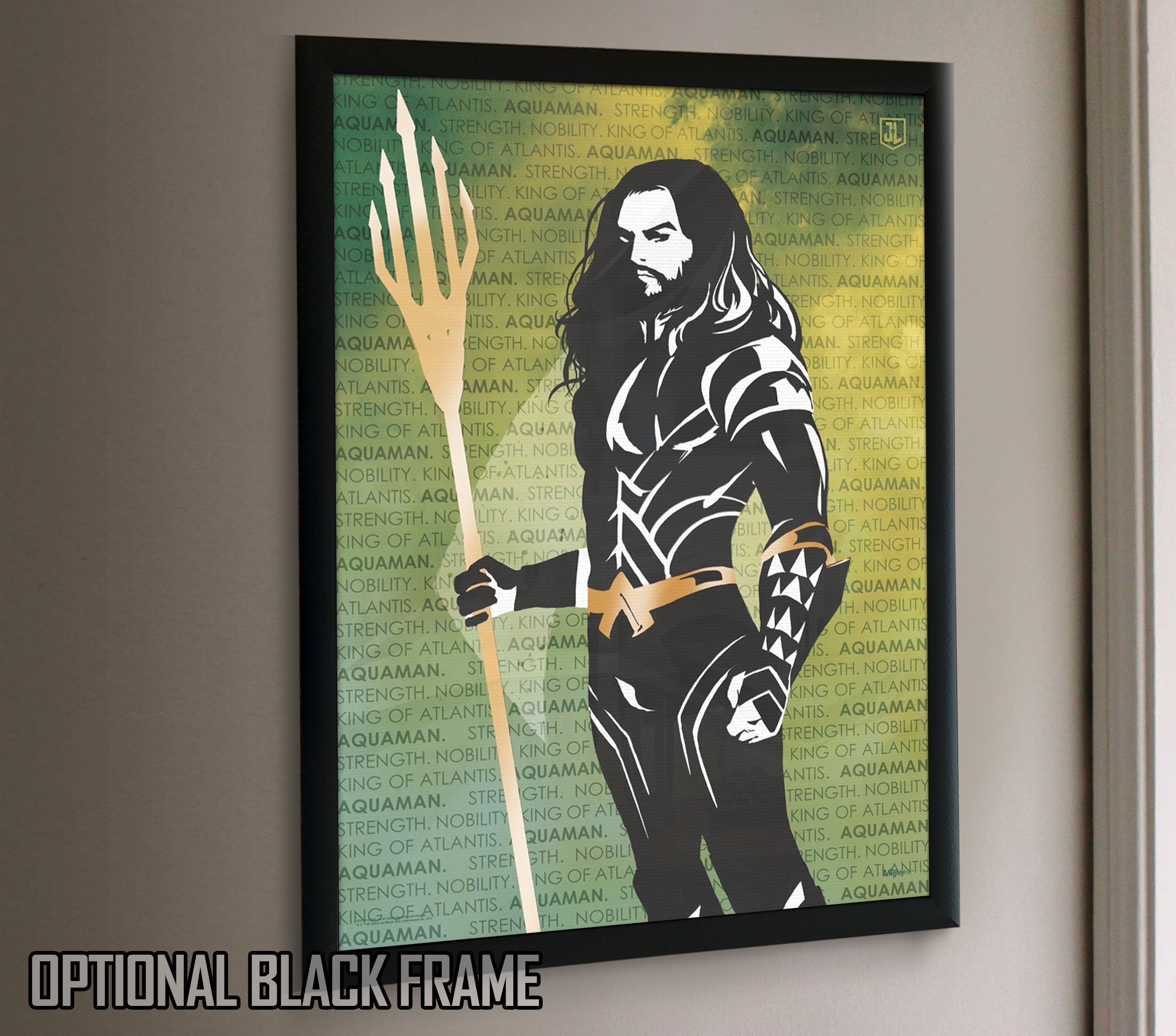 DC Comics (Aquaman - Words) MightyPrint™ Wall Art MP17240345