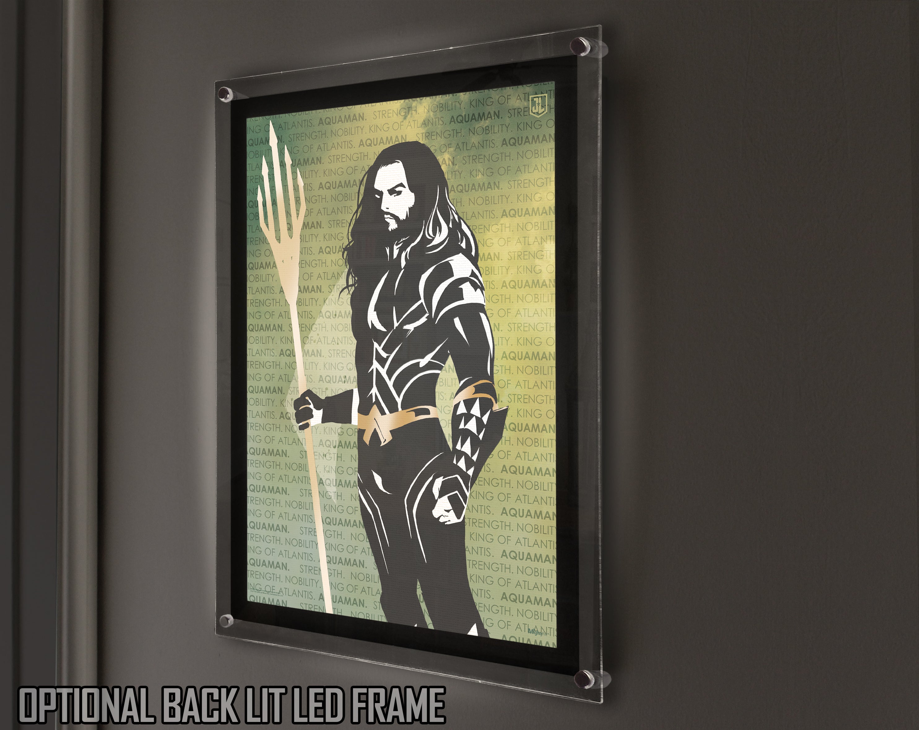 DC Comics (Aquaman - Words) MightyPrint™ Wall Art MP17240345