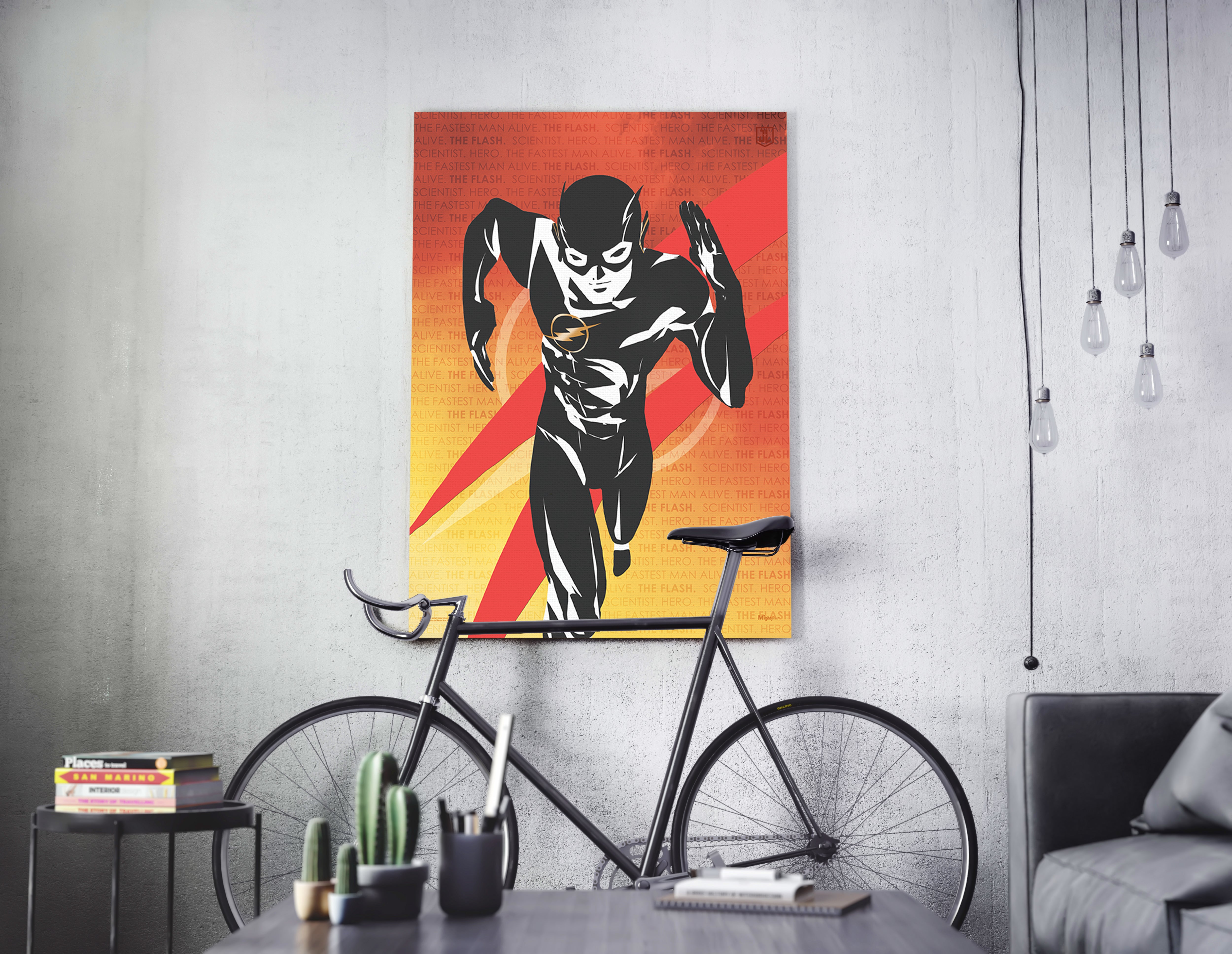 DC Comics (The Flash - Words) MightyPrint™ Wall Art MP17240346