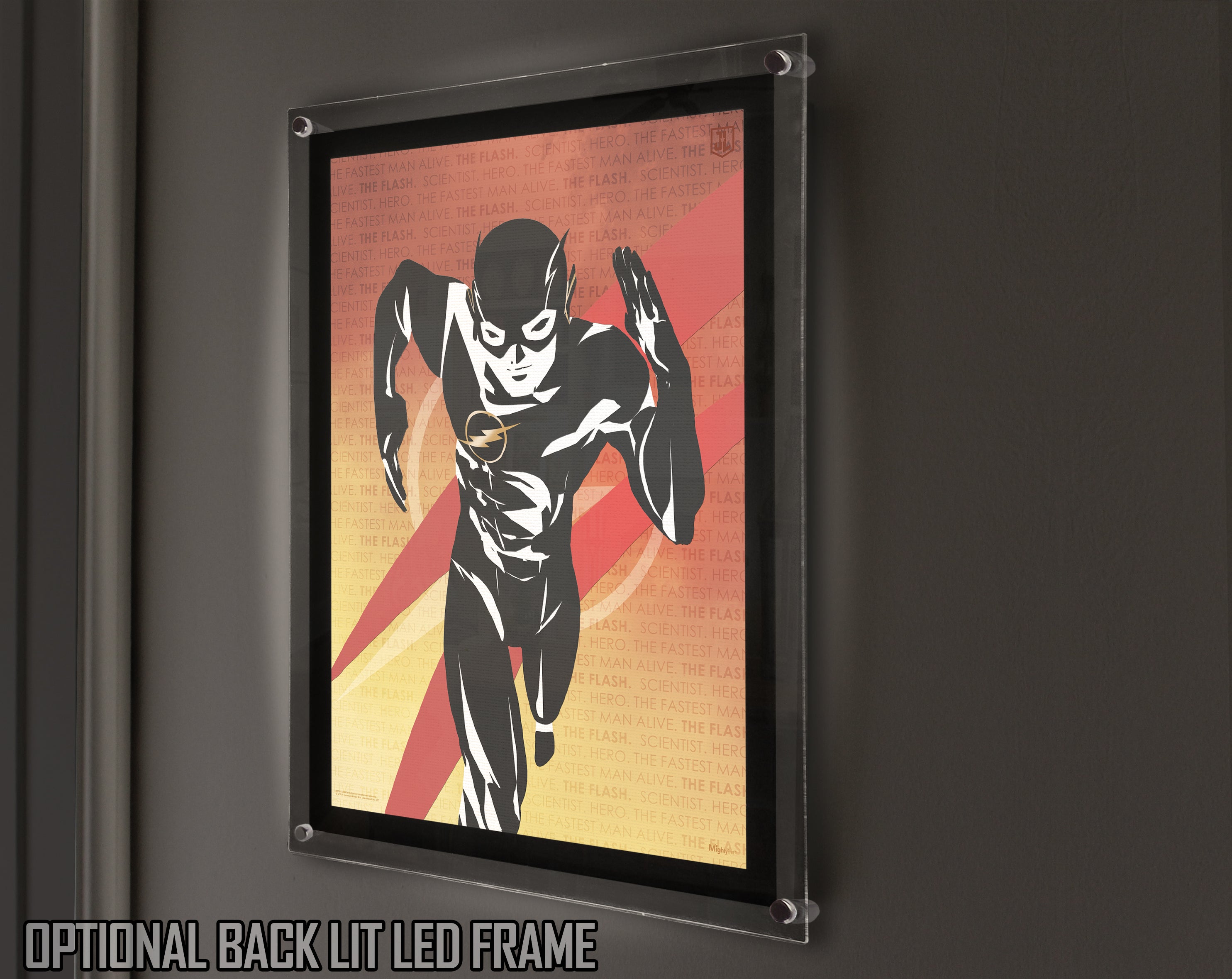 DC Comics (The Flash - Words) MightyPrint™ Wall Art MP17240346