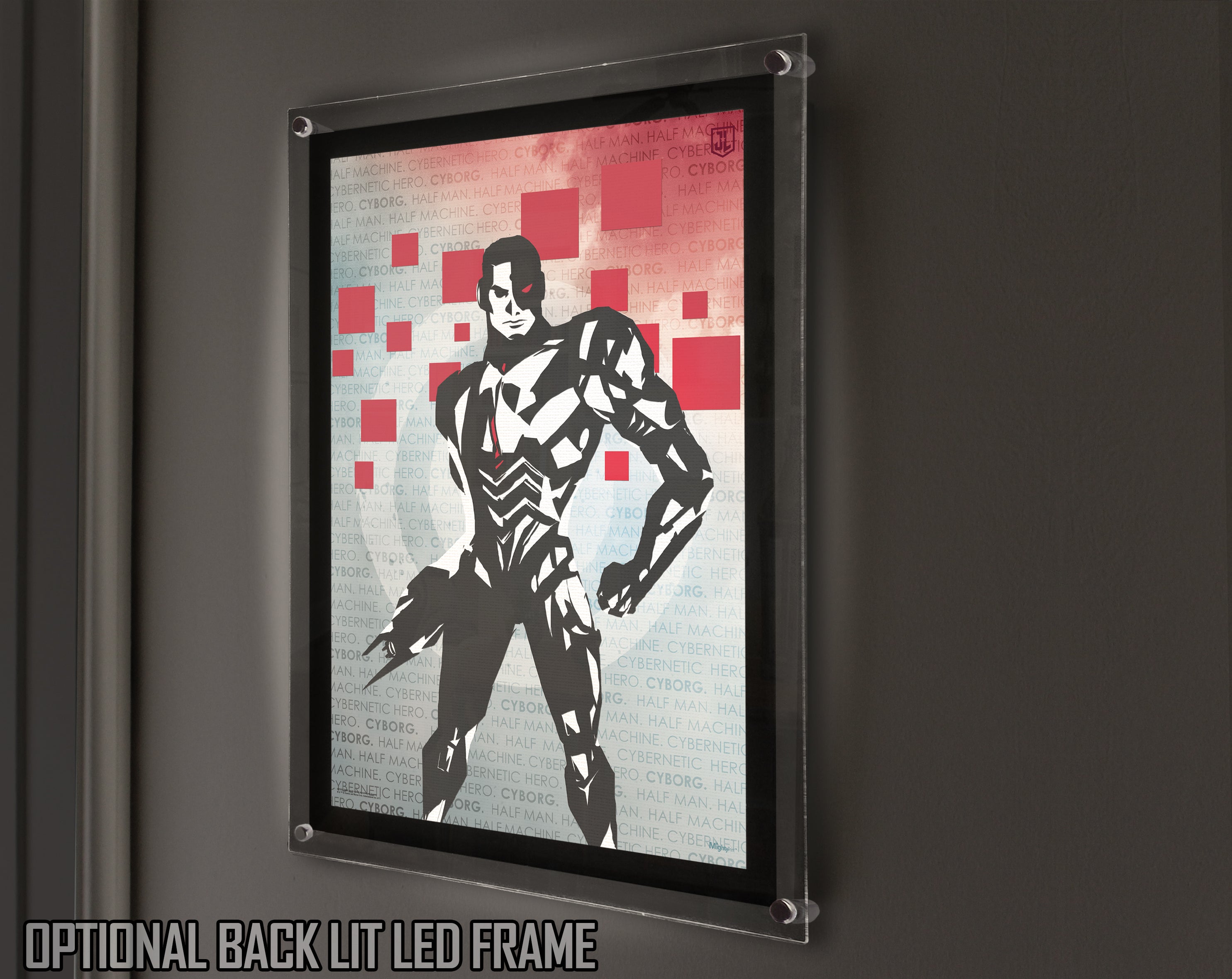 DC Comics (Cyborg - Words) MightyPrint™ Wall Art MP17240347